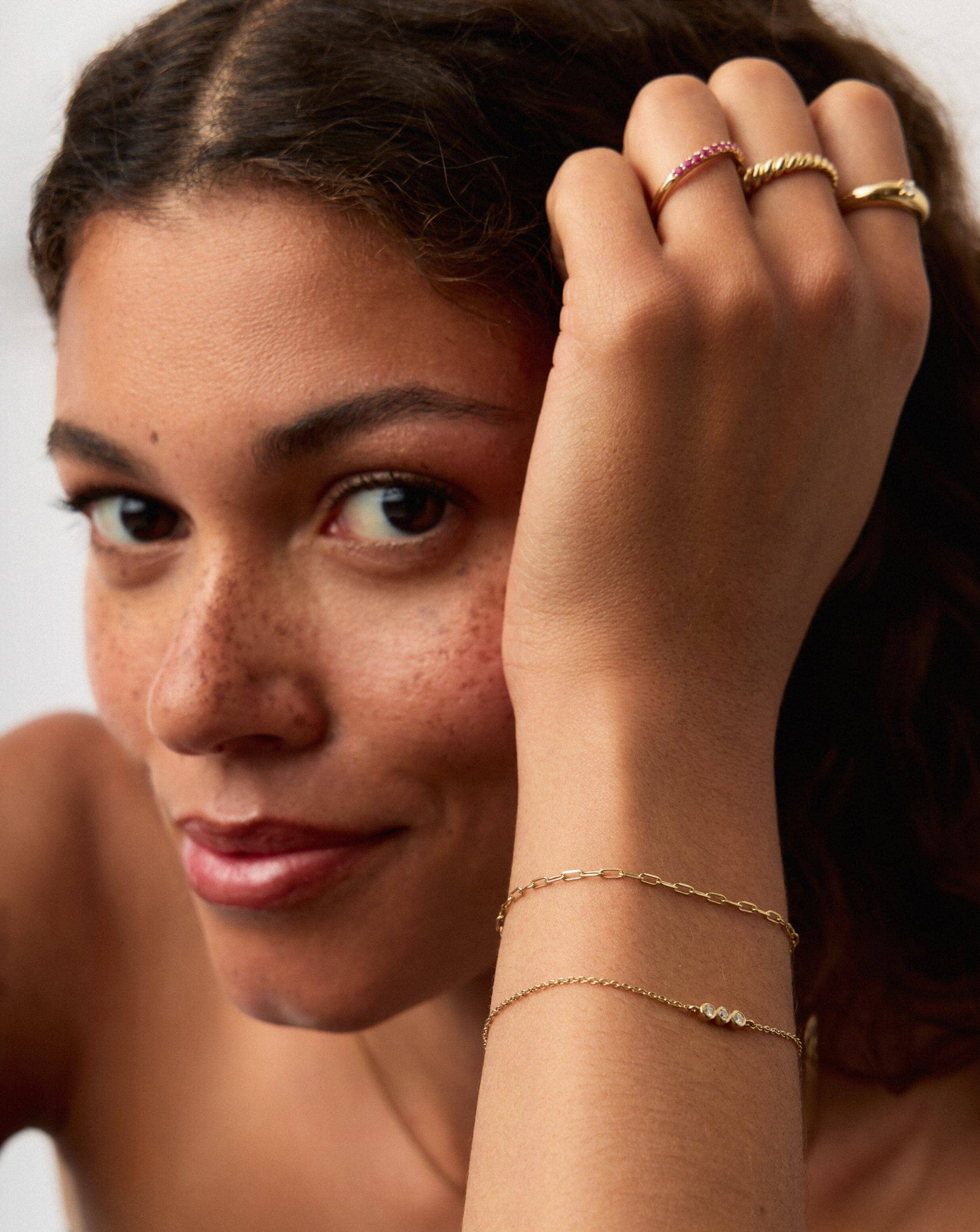 14k Solid Gold Paperclip Chain Bracelet - Classic Minimalist Jewelry for Women | Perfect for Everyday Wear, Layering & Gift Giving