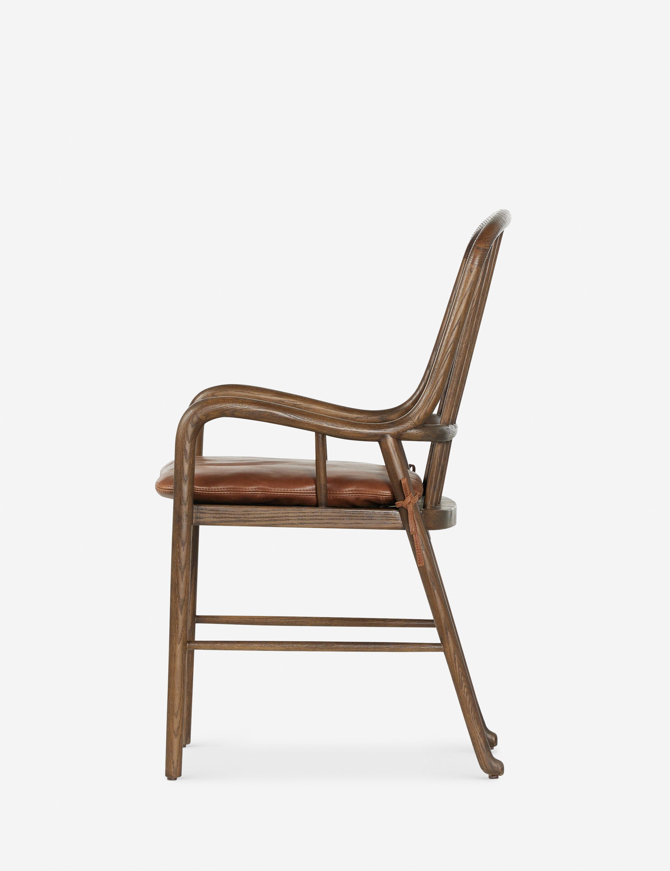 Brenna Dining Chair by Amber Lewis x Four Hands - Modern Upholstered Dining Chair for Kitchen, Dining Room & Home Decor | Perfect for Entertaining & Everyday Use