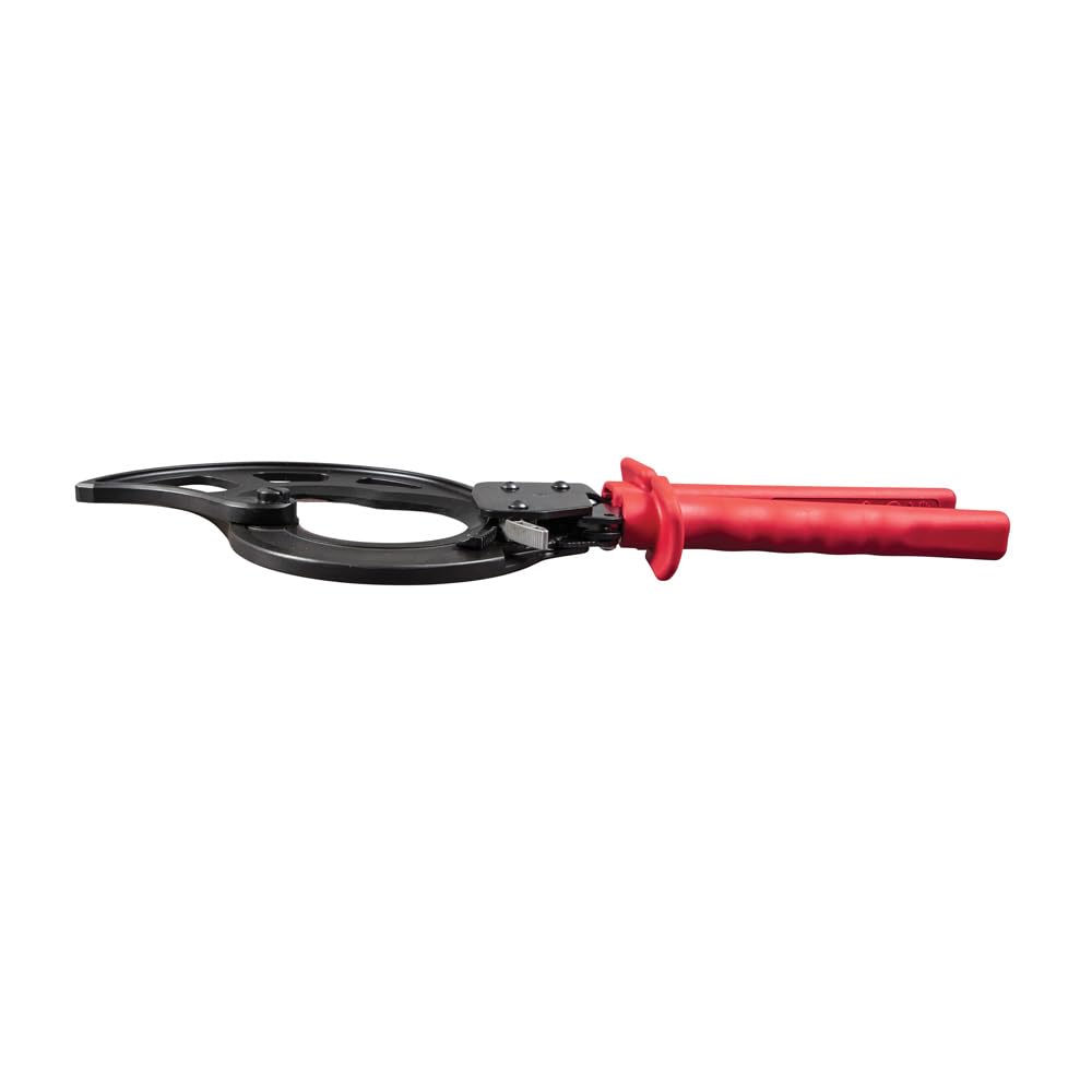 Klein Tools 63750 Ratcheting Cable Cutter - Professional 1000 MCM Wire Cutting Tool for Electricians | Perfect for Cable Preparation & Electrical Installations