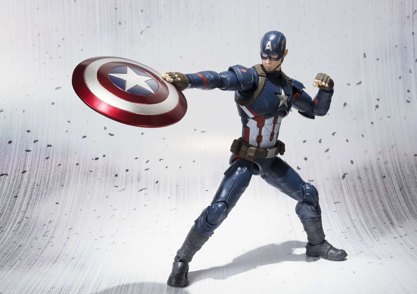 S.H. Figuarts Captain America Action Figure - Marvel Civil War Collectible Toy for Display & Cosplay