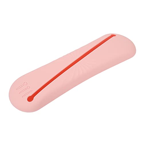 Premium Silicone Makeup Brush Holder - Travel-Friendly Portable Cosmetic Organizer with Large Capacity for Home & On-The-Go (Pink) | Perfect for Vanity Storage, Makeup Artists & Travel Essentials