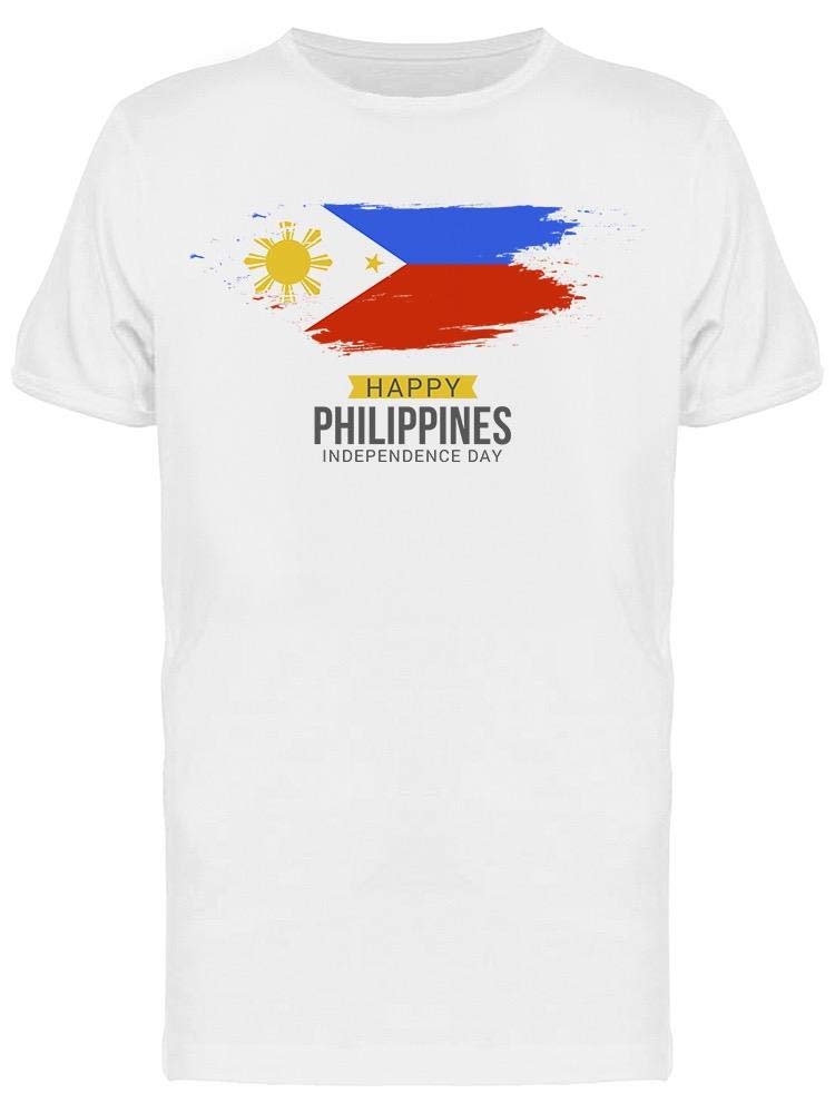 Happy Philippines Graphic T-Shirt for Men - Comfortable Cotton Tee for Casual Wear, Travel & Street Style