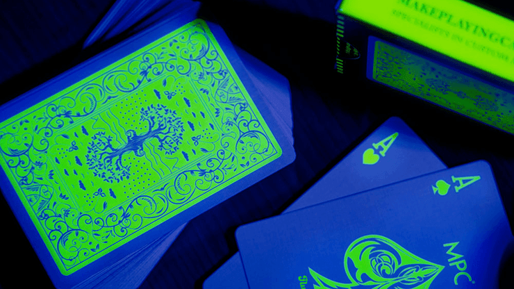 Glow in The Dark Playing Cards - Neon Edition for Poker, Magic Tricks & Nighttime Games | High-Visibility Deck for Ultimate Fun