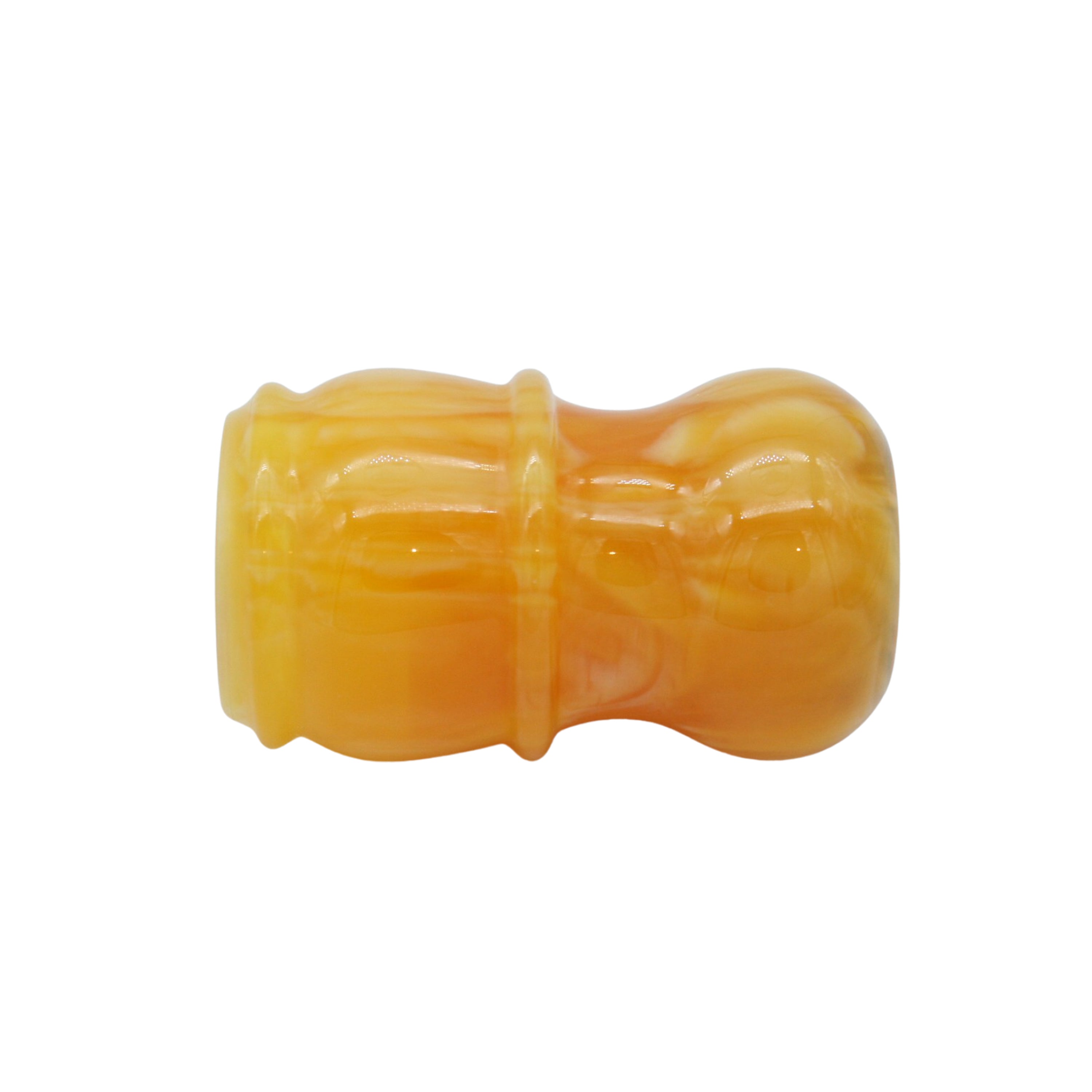 Premium Amber Handcrafted Shaving Brush Handle for Wet Shaving - Fits 24mm & 26mm Knots - Perfect for Traditional Wet Shaving, Barber Shop & Men's Grooming Routine