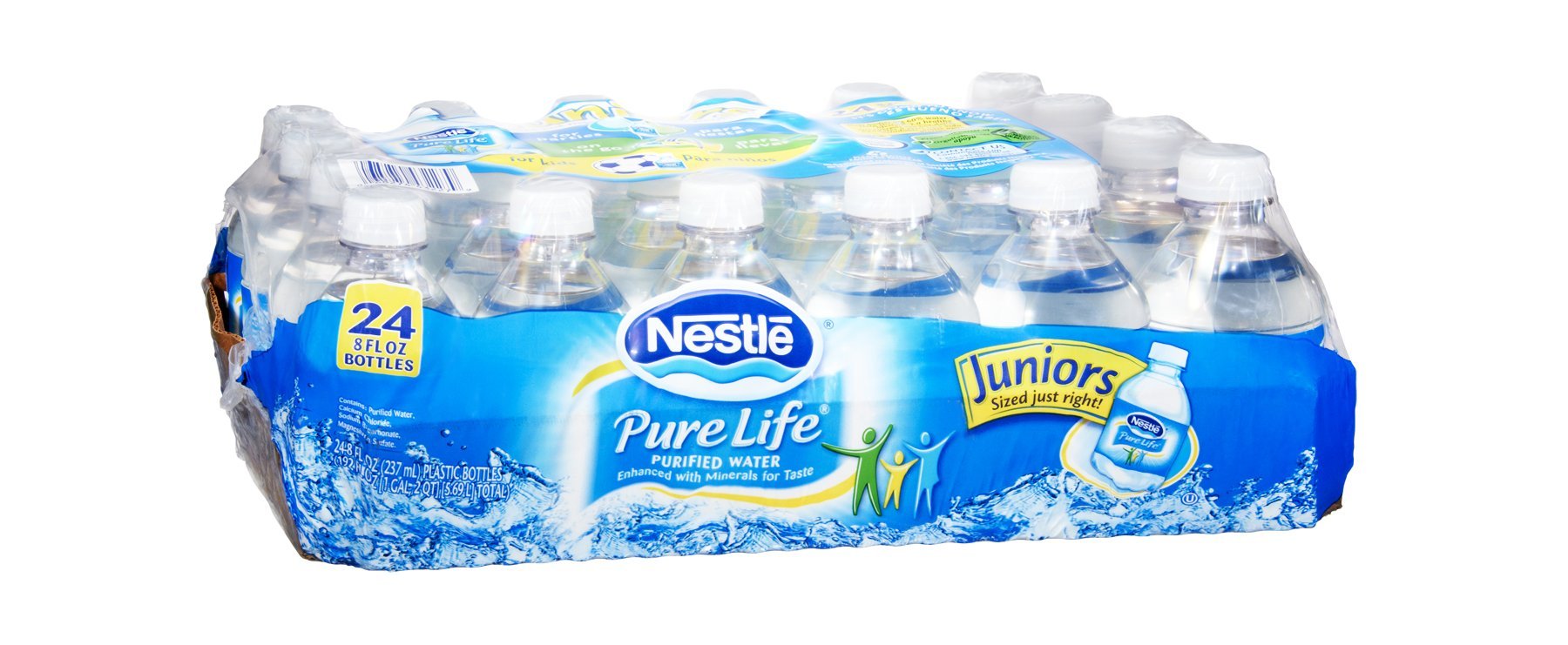80 oz. Purified Bottled Water - Pack of 24 | BPA-Free, Great for Home, Office & Emergency Storage | Stay Hydrated Anywhere