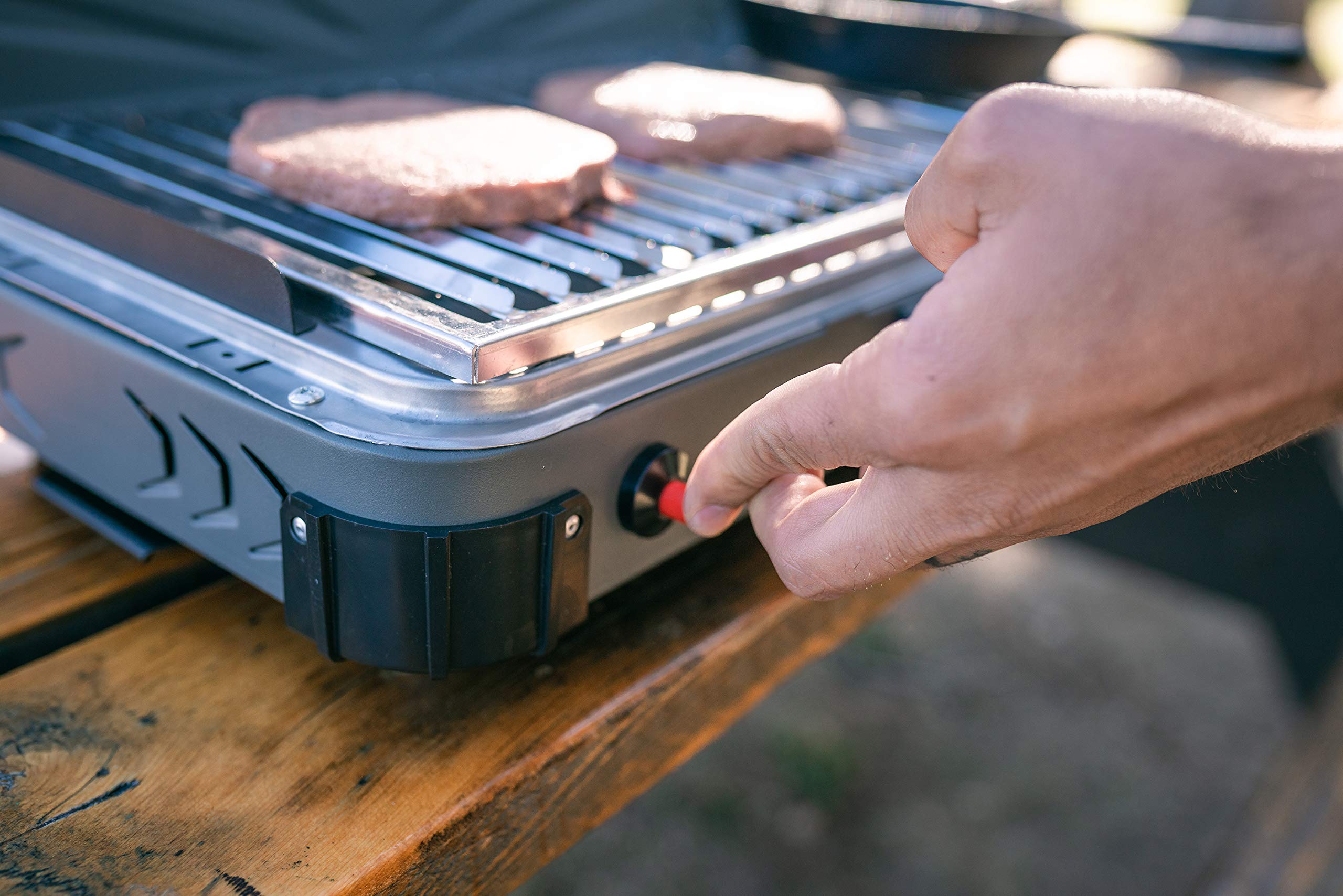 Stansport Portable Propane Camping Stove - Compact Outdoor Cooking for Backpacking, Hiking & Picnics | Perfect for Camping, Tailgating & Emergency Preparedness