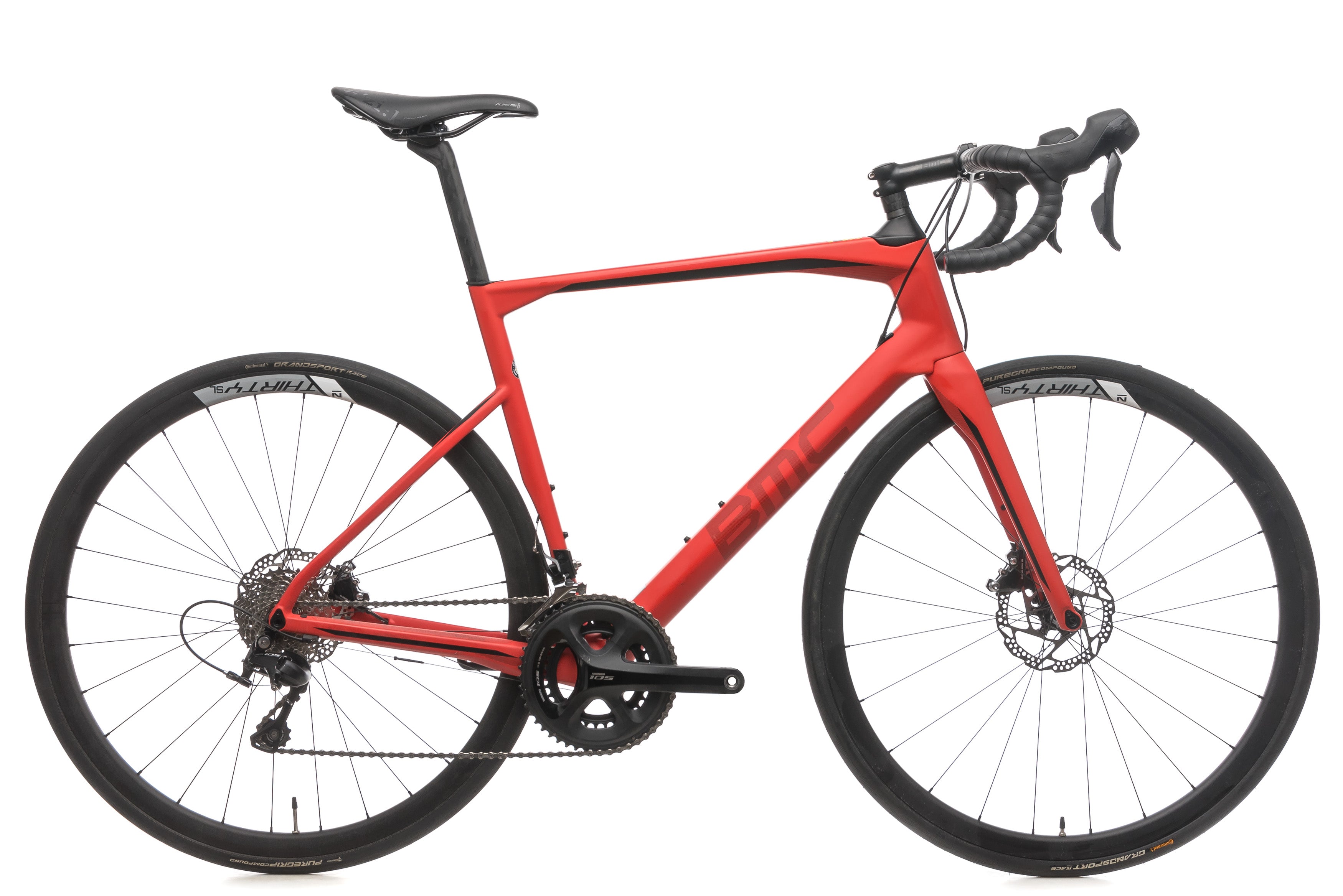 2017 BMC RoadMachine 02 105 56cm Road Bike - Lightweight Carbon Frame, Shimano 105 Groupset for Endurance Cycling & Racing | Perfect for Long-Distance Rides & Competitive Road Cycling