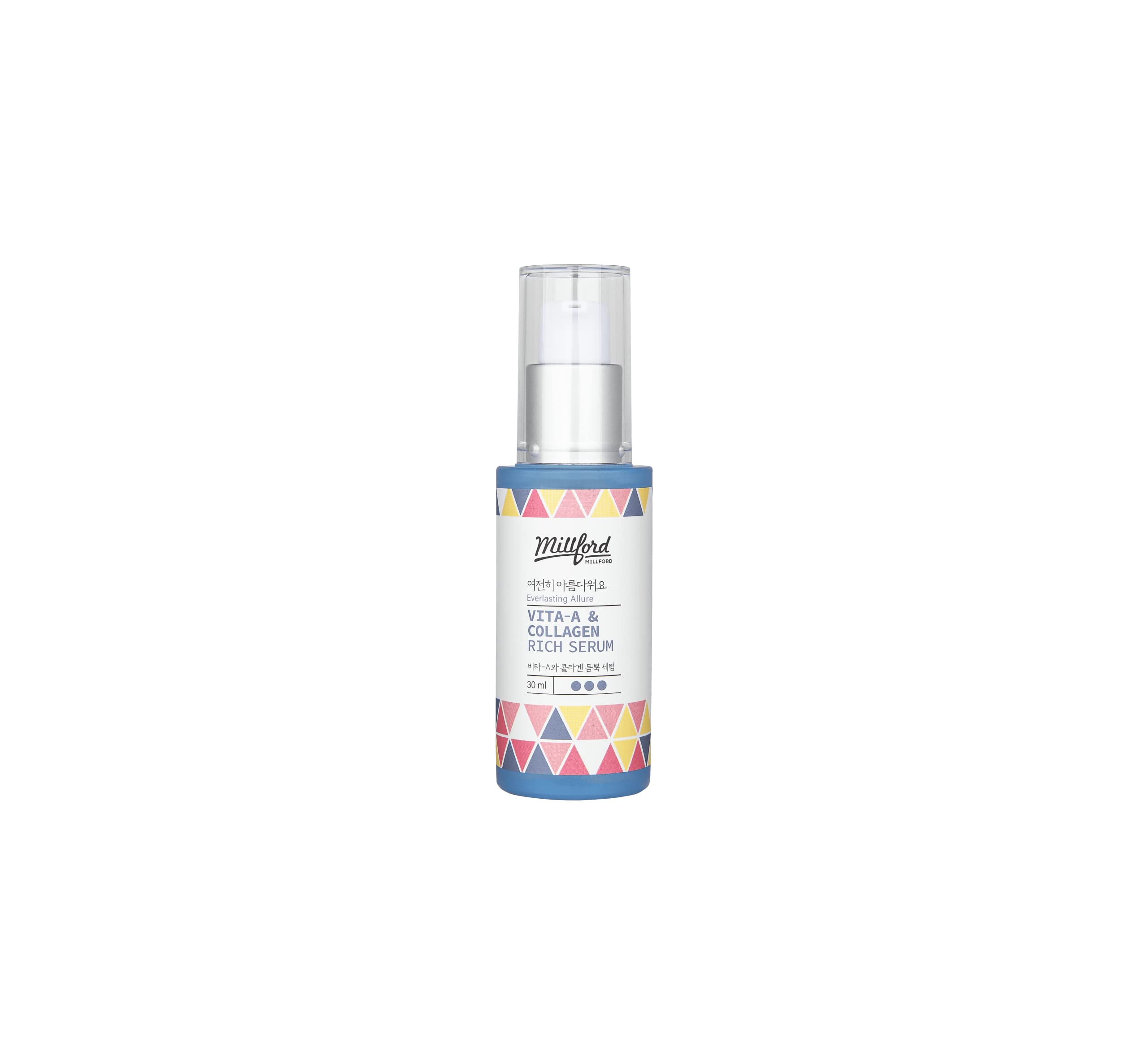 Vita A & Collagen Rich Serum 30ml/1FL Oz - Anti-Aging Face Cream with Marine Collagen for Wrinkles & Fine Lines - Korean Skincare with Retinyl Palmitate - Perfect for Night Routine & Daily Hydration