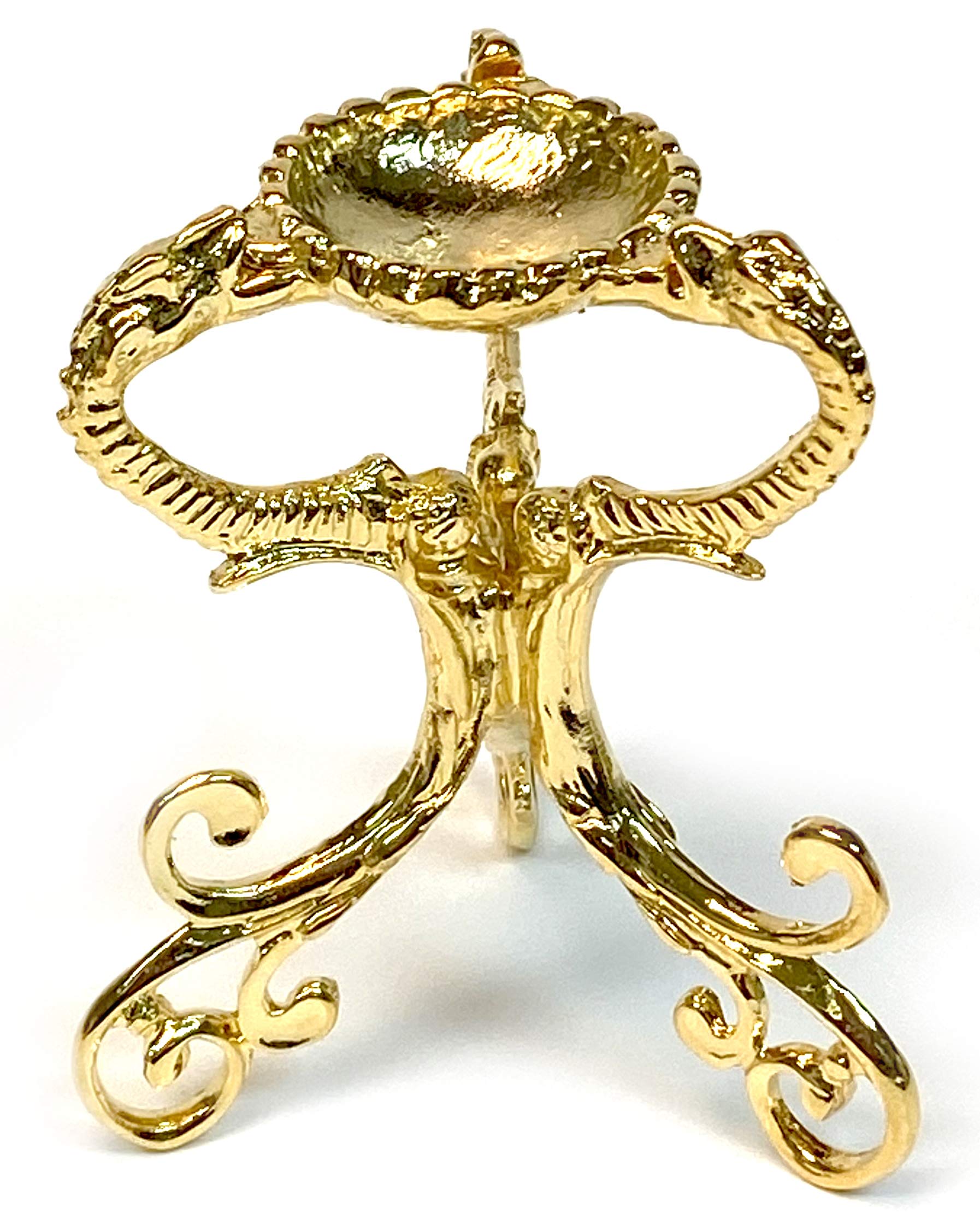 National Artcraft® Gold Finish Egg Display Stand - Elegant Easter Decor, Holiday Table Centerpiece, Decorative Holder for Eggs (Package of 1) - Perfect for Easter Celebrations, Spring Home Decor & Gift Displays
