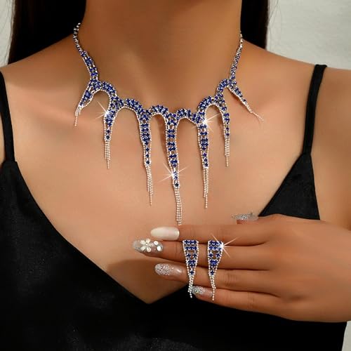 Q:Blue Jewelry Set
