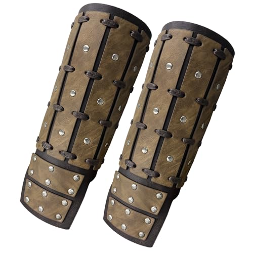 Leather Gauntlets-brown
