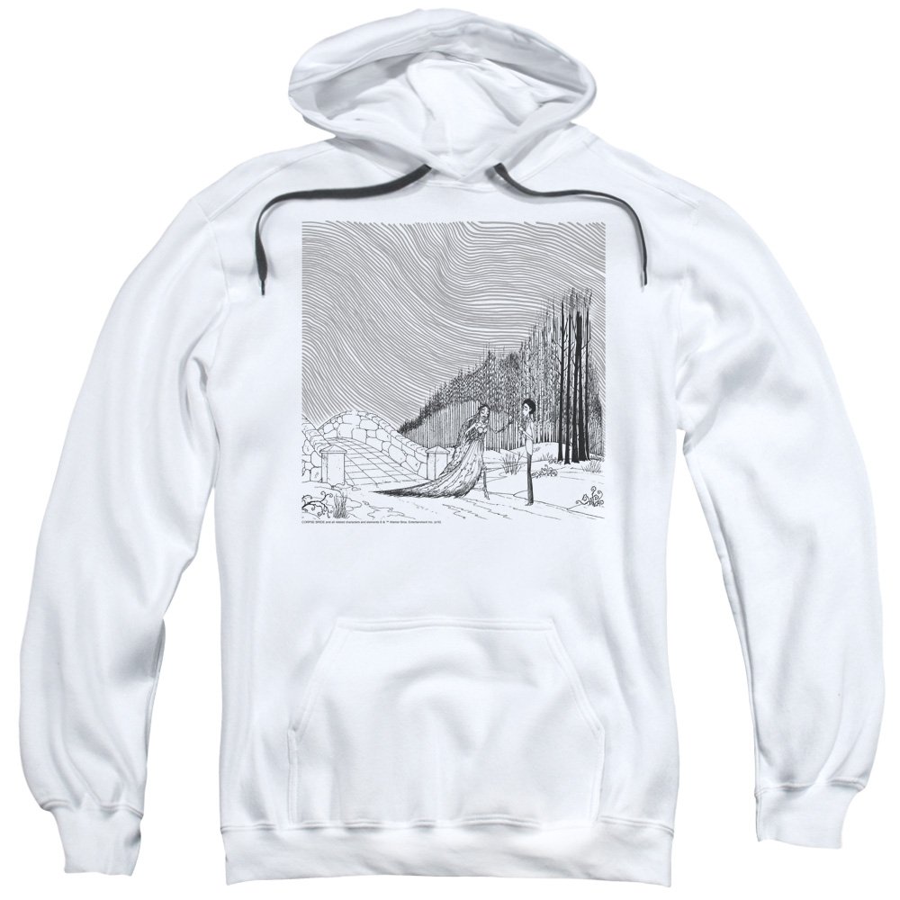 Corpse Bride My Darling Pullover Hoodie for Men | Tim Burton Inspired Gothic Fashion | Perfect for Halloween, Cosplay & Alternative Style