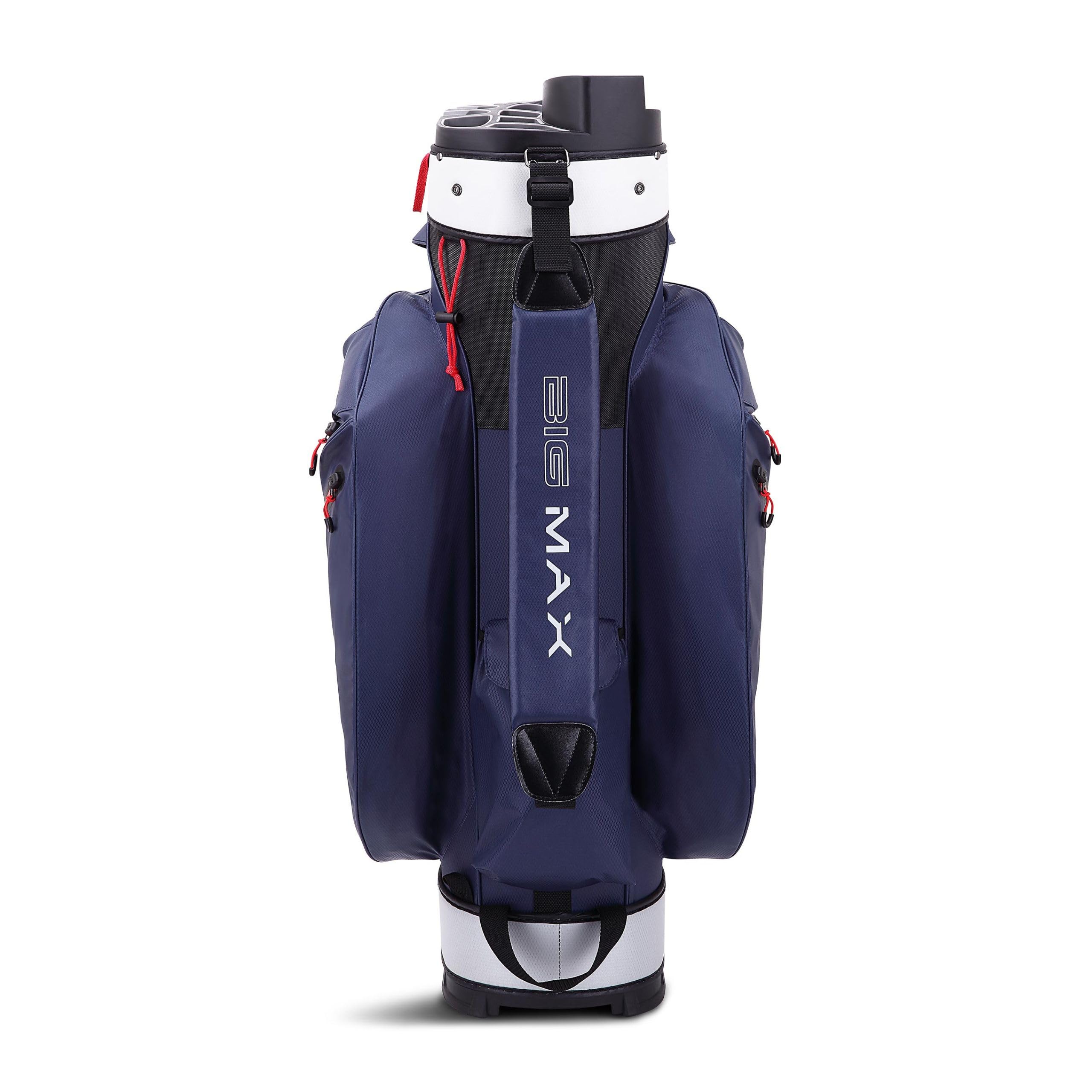 Big Max Dri Lite Silencio 2 - Waterproof Golf Cart Bag with 14-Way Club Divider, Waterproof Zipper Pockets & Built-In Cooler | Premium Golf Accessories for Tournaments & Practice Rounds