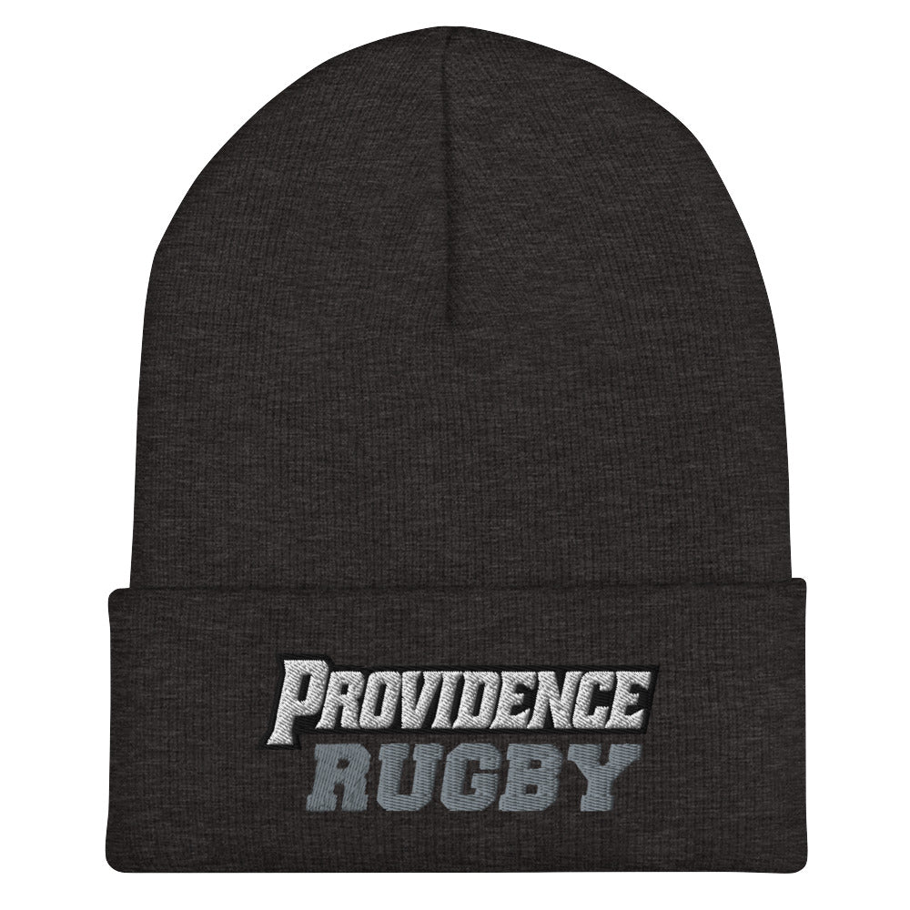 Providence College Rugby Cuffed Beanie - Warm Winter Knit Hat for Men & Women - Perfect for Cold Weather, Sports Games, and College Campus Life