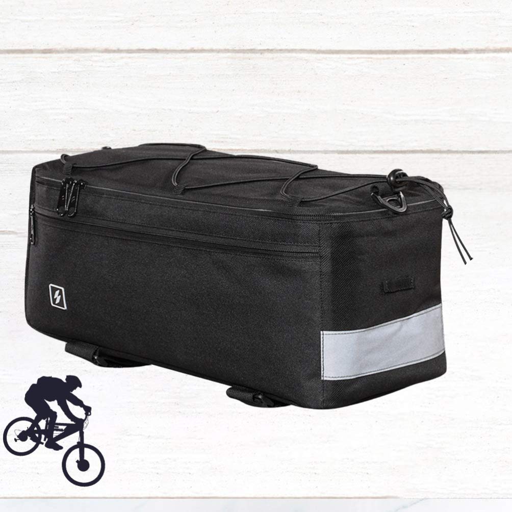LIOOBO Bike Phone Holder Bag - Waterproof Backseat Storage Bag for Cycling, Commuting & Outdoor Adventures