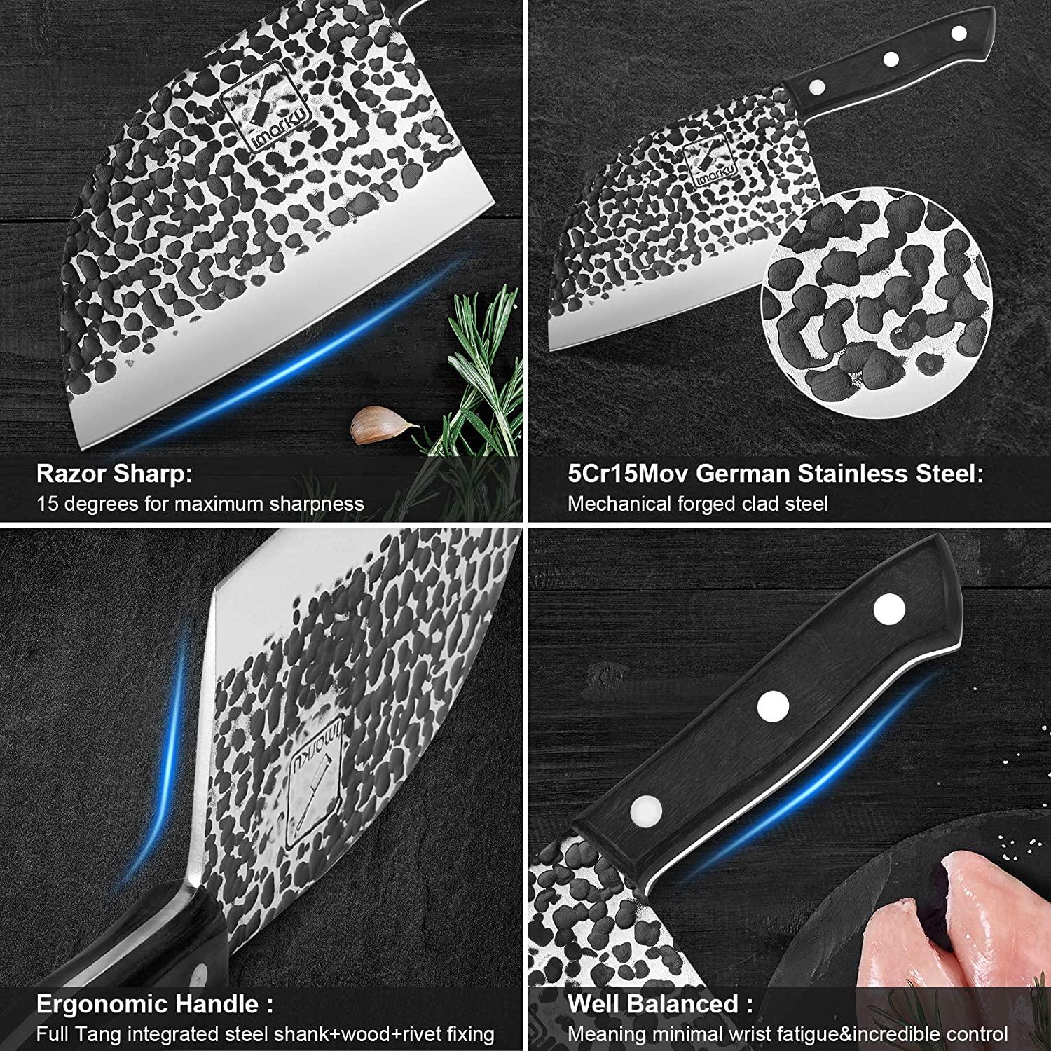 Premium Hand-Forged Butcher Knife 6.7