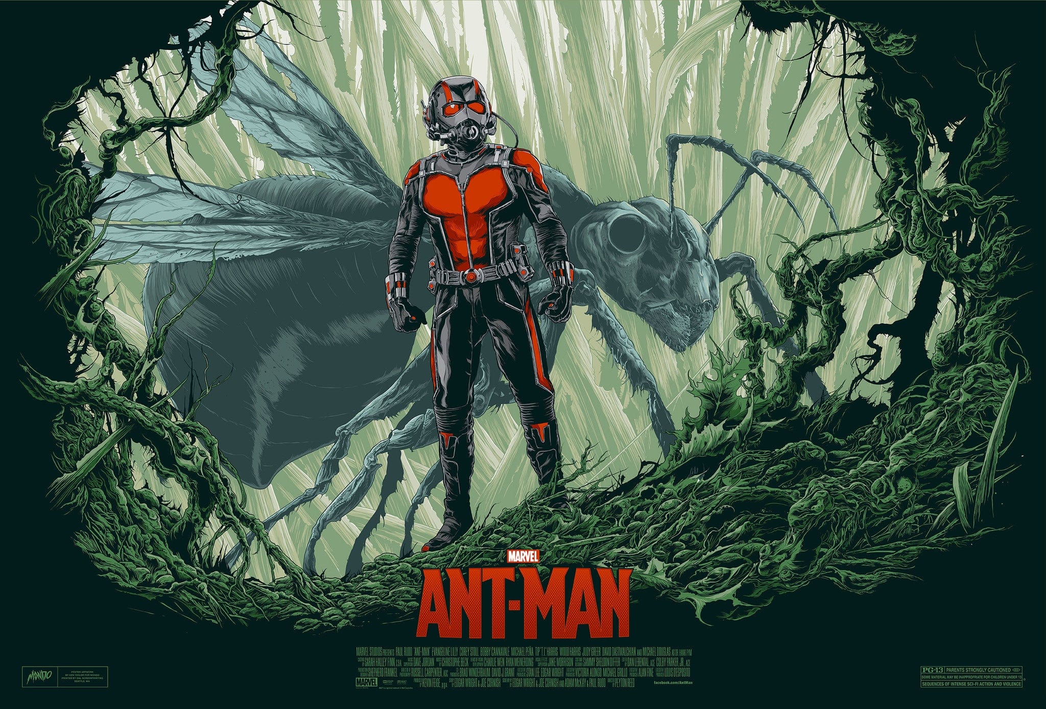 Ant Man Poster - Marvel Superhero Wall Art for Home, Office & Gifts - Perfect for Movie Fans & Comic Book Collectors
