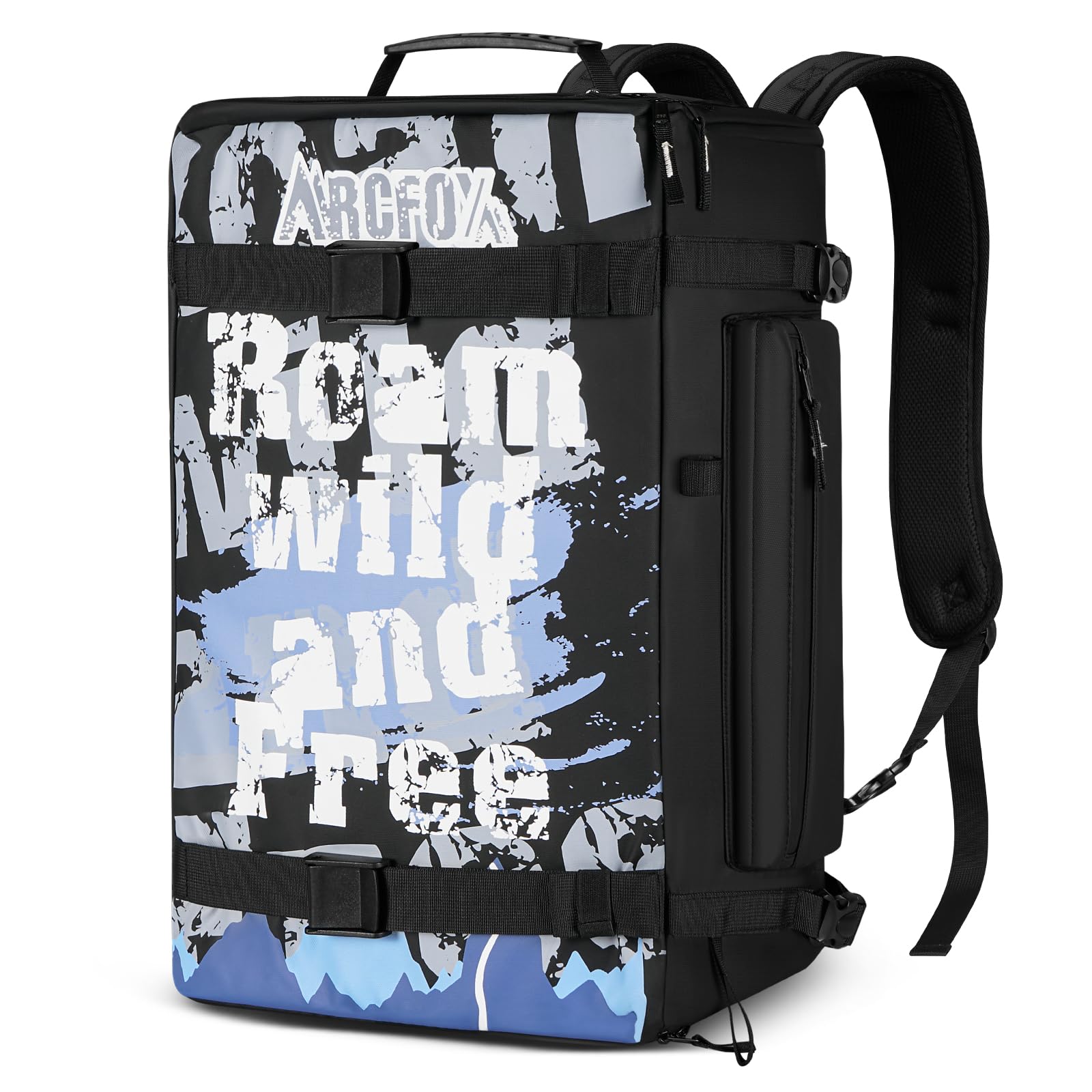 **ARCFOX 60L Waterproof Ski Boot Backpack - Padded Snowboard Travel Bag with Large Storage for Ski Helmet, Goggles, Gloves & Poles - Perfect for Men, Women & Youth (Ideal for Air Travel & Winter Sports Adventures)**