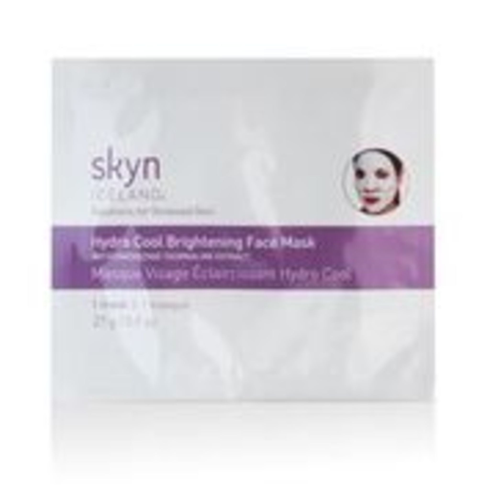 Hydro Cool Brightening Face Mask - Hydrating & Glow-Boosting Sheet Mask for Radiant Skin | Perfect for Daily Skincare & Spa Nights