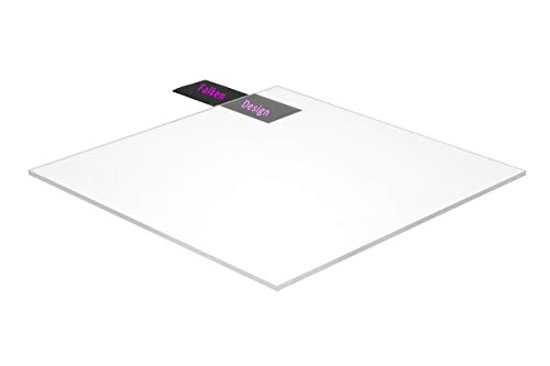 Falken Design 1/2 Inch Thick Clear Plexiglass Acrylic Sheet - 24