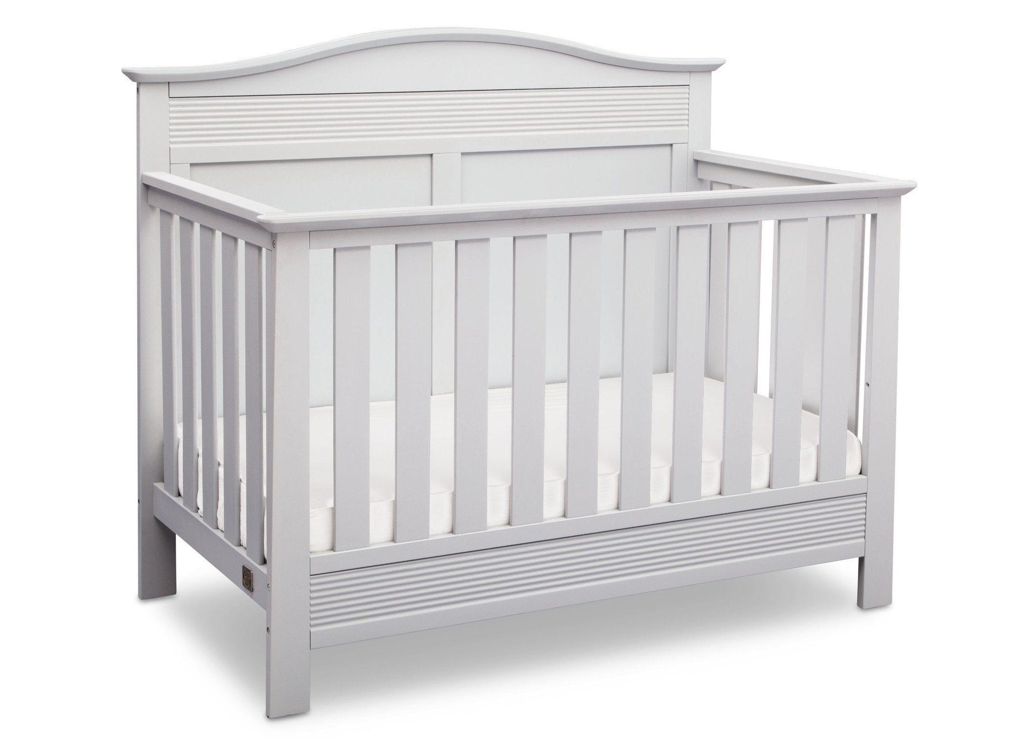 Barrett 4-in-1 Convertible Baby Crib - White Nursery Furniture for Newborn to Toddler | Perfect for Modern Nursery, Bedroom & Daycare