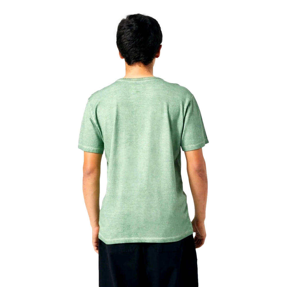 HUF 12 Galaxies Faded Short Sleeve Relaxed Fit T-Shirt - Green | Casual Streetwear for Men, Perfect for Everyday Wear & Urban Fashion