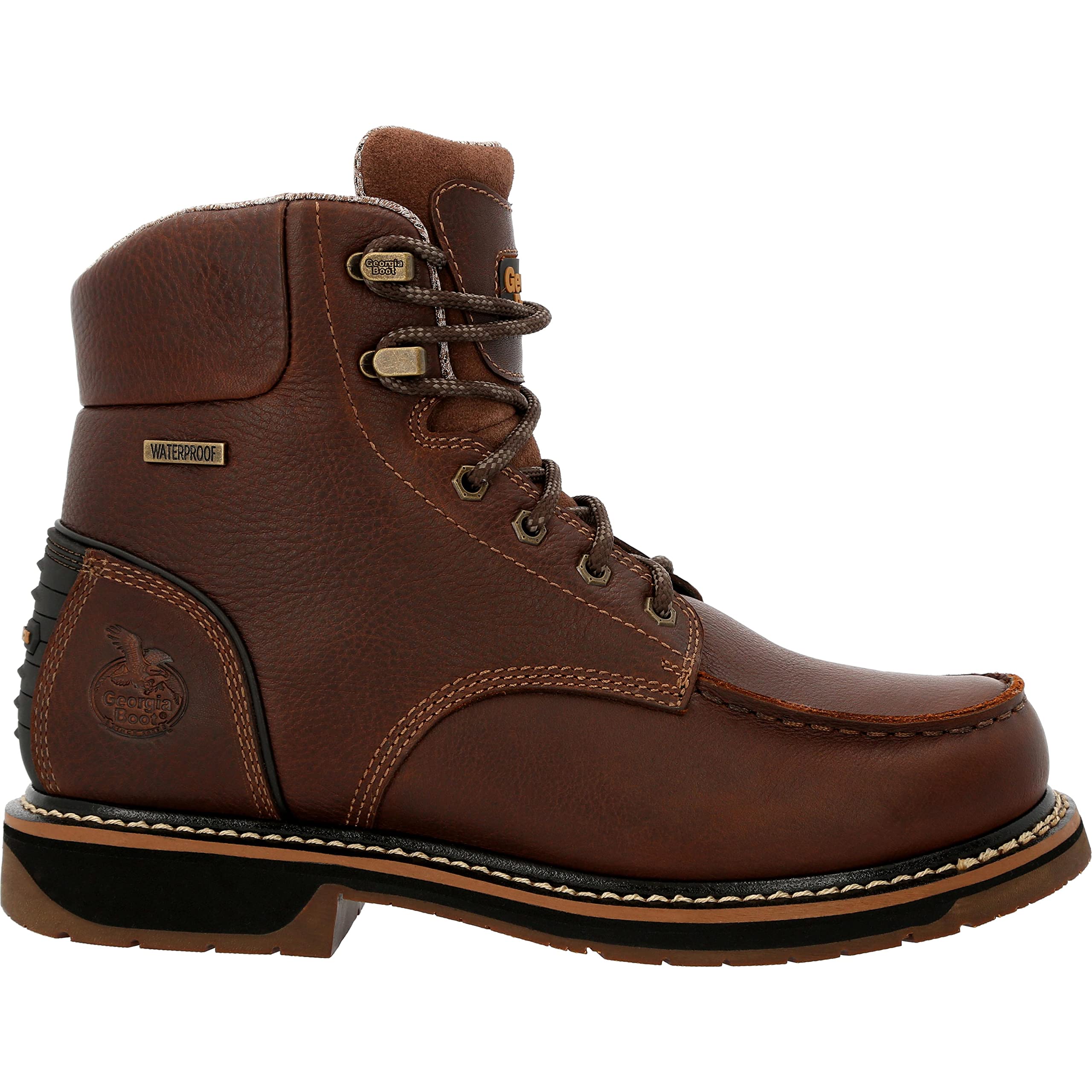 Georgia Boot Men's Amp Lt Edge Industrial Work Boots - Durable Safety Shoes for Construction, Warehouse & Heavy Duty Work