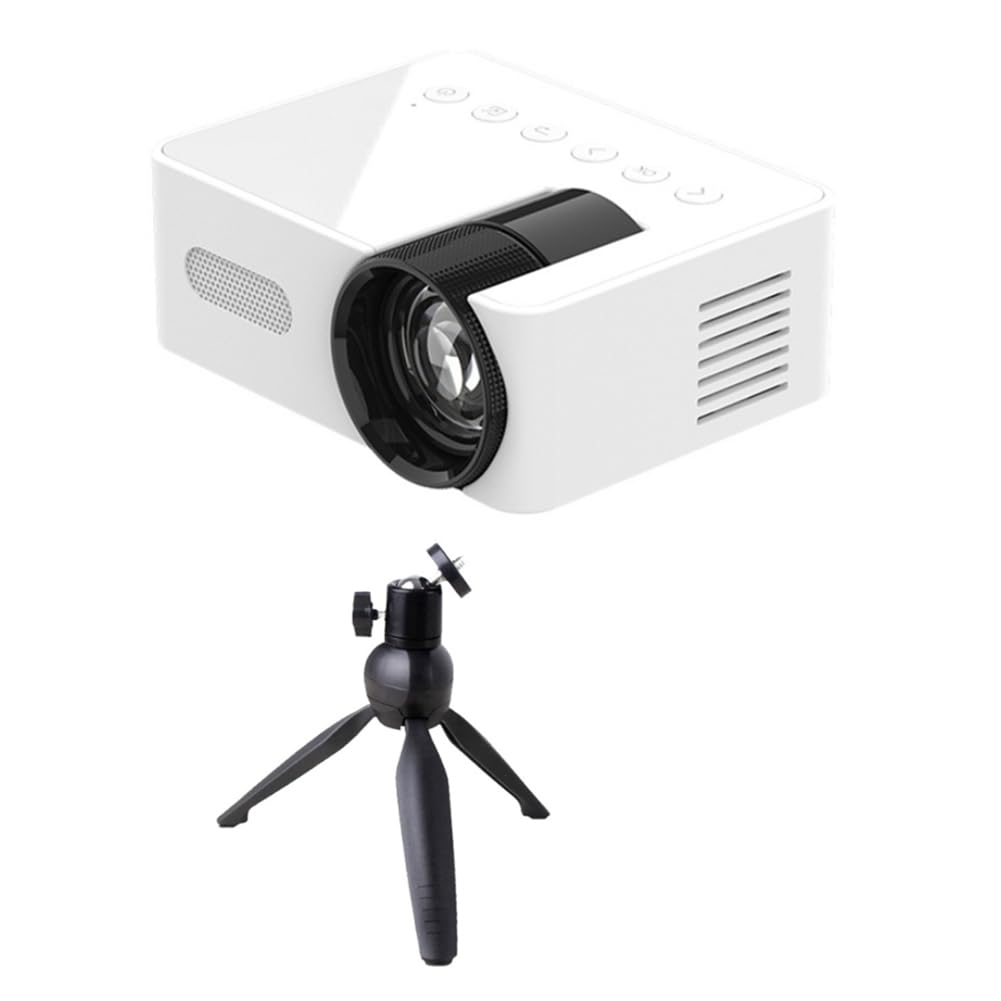 Kioball HD 1080P Wireless Mini Projector with Stand - Portable LED Home Theater Video Player for iPhone Android Smartphones | Perfect for Movie Nights, Gaming & Outdoor Camping