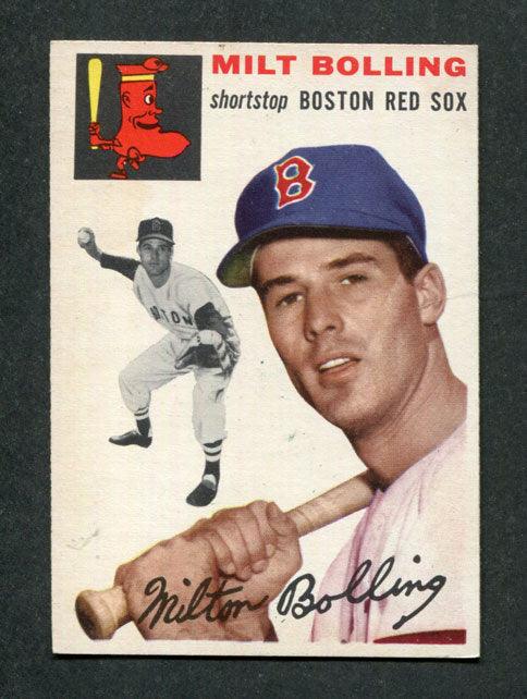 1954 Topps #82 Milt Bolling Boston Red Sox Baseball Card - Vintage Collectible Sports Memorabilia for Fans & Investors - Perfect for Display, Trading, and Nostalgic Gift Giving
