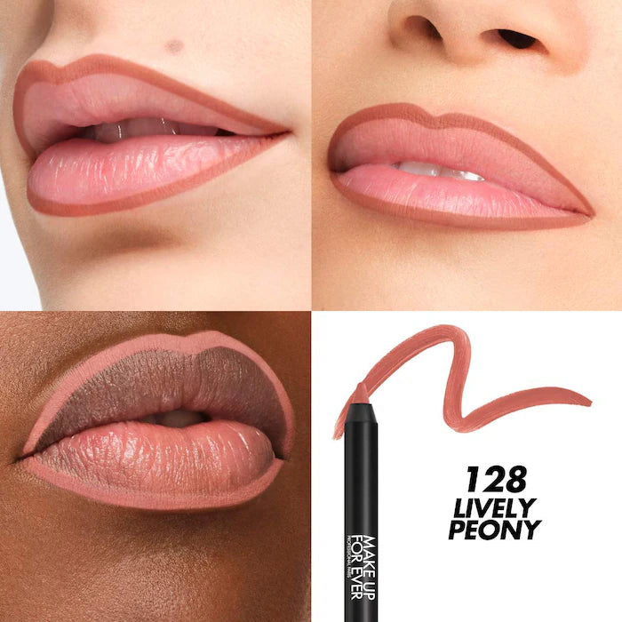 MAKE UP FOR EVER Artist Color Pencil Extreme Waterproof Lip Liner - Long-Lasting Lip Contour for All-Day Wear, Smudge-Proof & Transfer-Resistant - Perfect for Parties, Weddings & Professional Makeup Looks