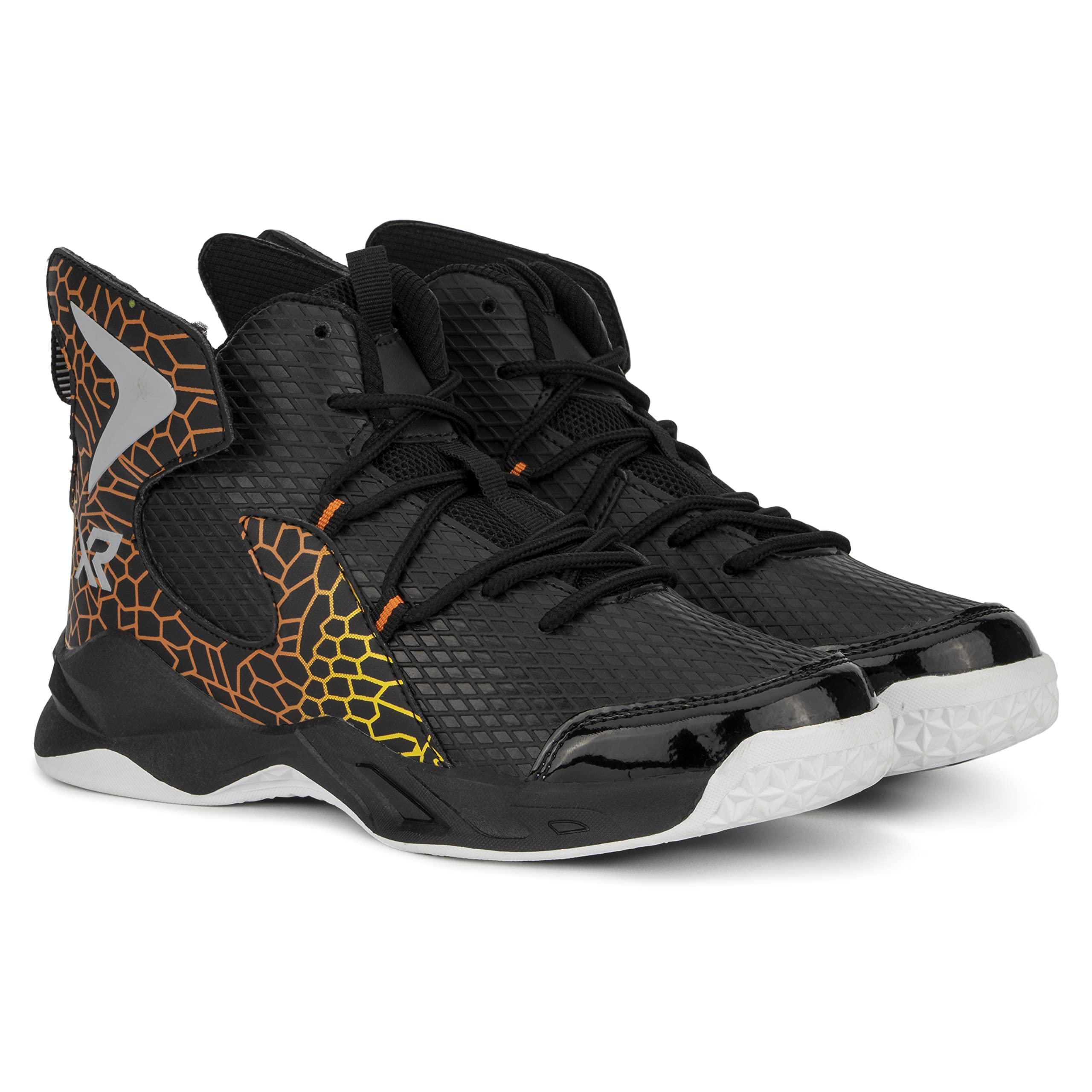 X RAY Footwear Kylo Boys Fashion Sneakers - Handcrafted Faux Leather Ankle-High Lace Up Shoes with Round Toe & Thermoplastic Rubber Outsole | Perfect for School, Casual Wear & Outdoor Activities