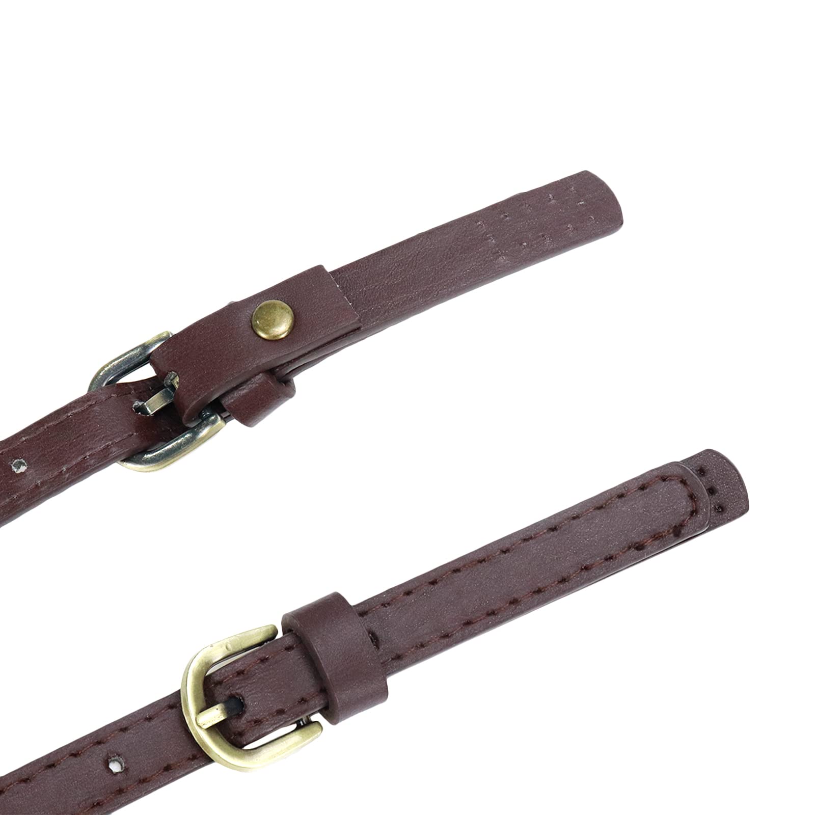 Premium PU Leather Replacement Purse Straps (2-Pack) - Adjustable 65cm to 71cm Light Coffee Handbag Straps - Durable Bag Handles for Women's Purses, Totes & Crossbody Bags - Perfect for Daily Use, Travel & Shopping