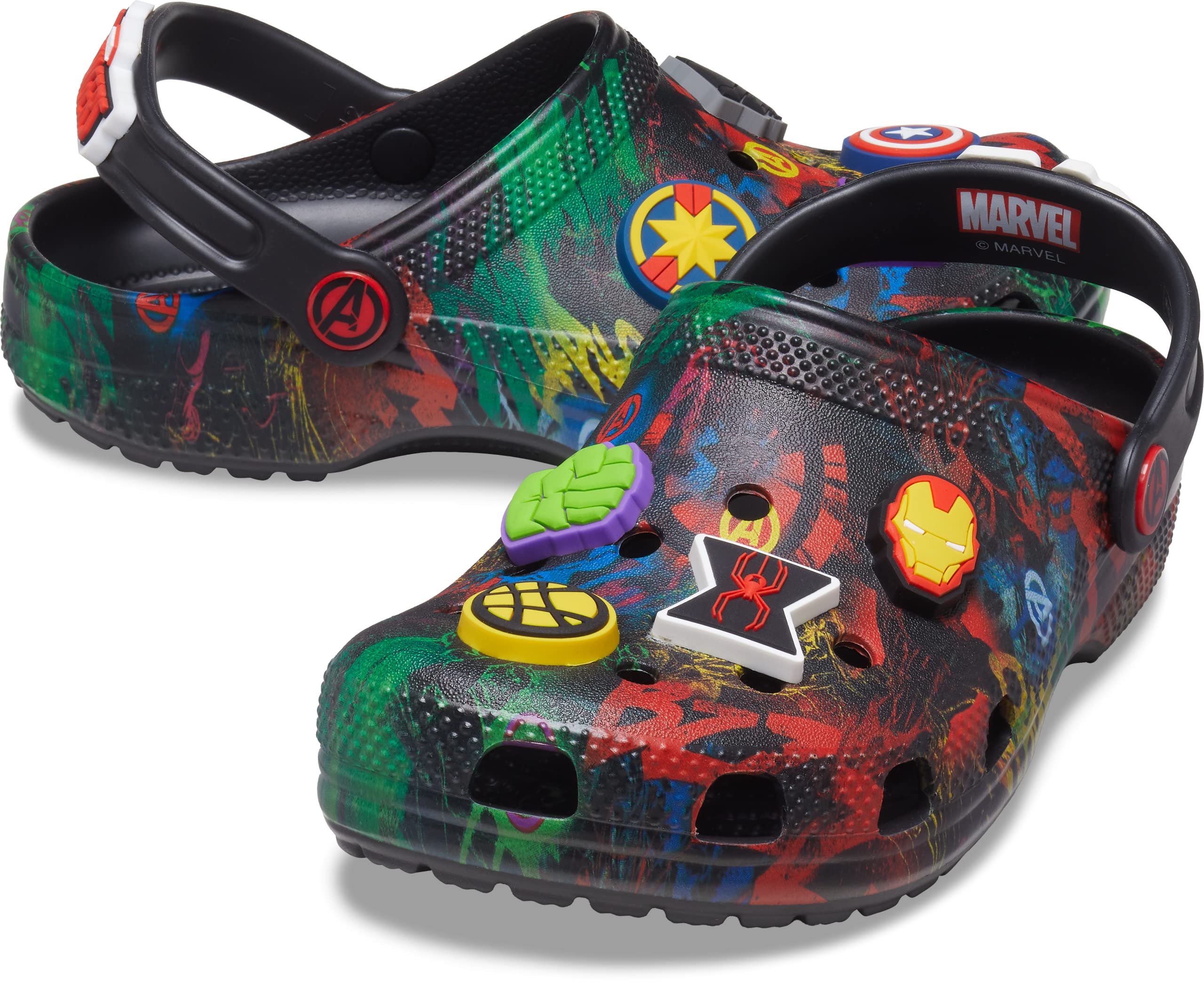 Crocs Unisex-Child Classic Marvel Avengers Clog | Lightweight Comfortable Kids Shoes | Perfect for School, Play & Outdoor Activities