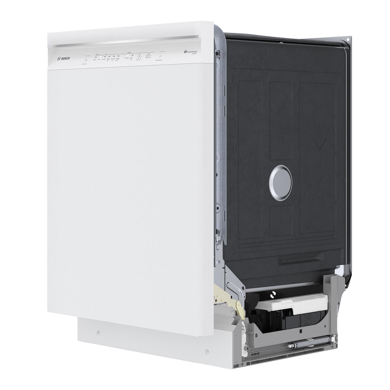Bosch 24 Inch Smart Dishwasher with Home Connect - SHE53C82N | White Energy Efficient Built-in Dishwasher with Third Rack | Perfect for Large Families & Entertaining Guests