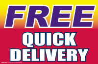 Vinyl Window Sign - Customizable & Durable for Businesses, Events & Home Decor - Free & Fast Shipping