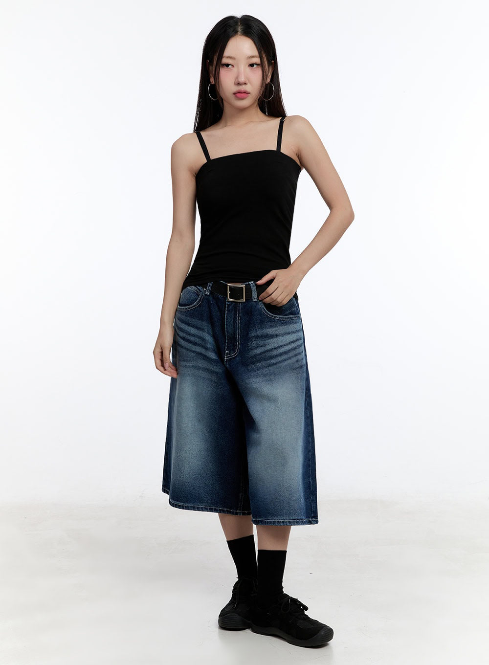 Essential Cami Top IU504 - Women's Basic Stretch Camisole for Layering, Comfort & Everyday Wear - Perfect for Work, Casual Outfits & Lounge Wear