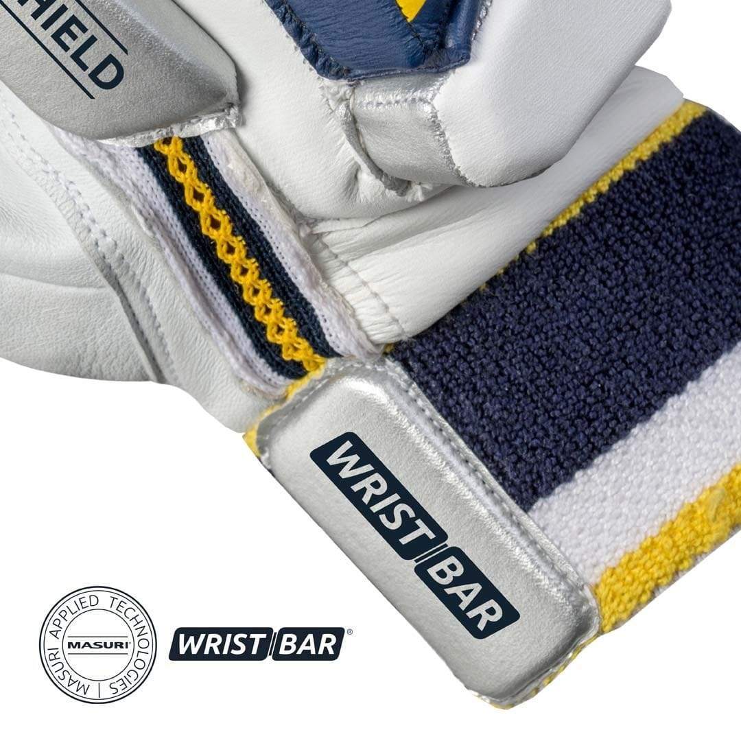 Masuri E Line Junior Cricket Batting Gloves - Youth Cricket Gloves for Boys & Girls - Lightweight Protective Gear for Practice & Matches - Perfect for Training, Games & School Cricket Teams