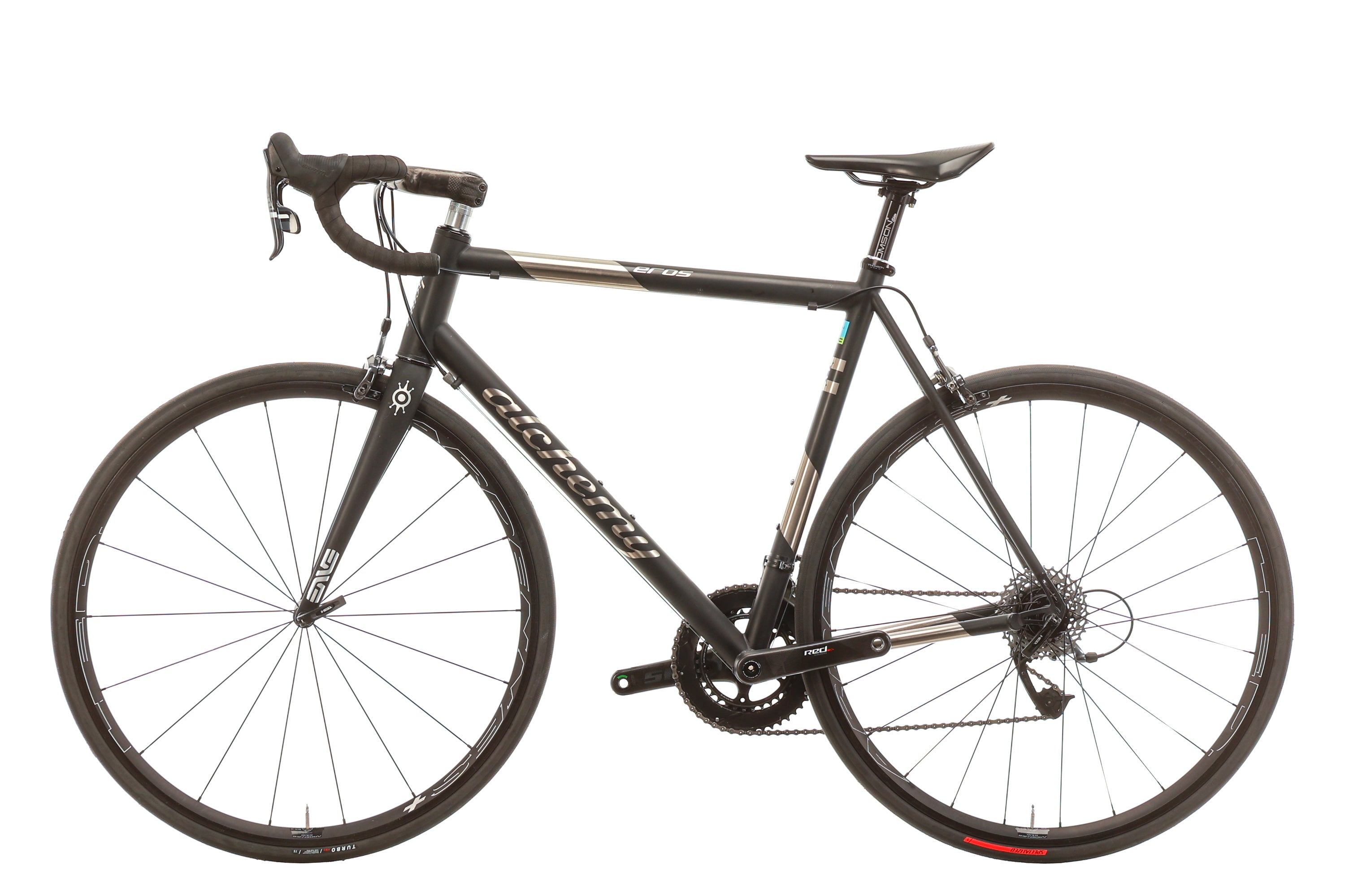 Alchemy Eros Road Bike 2017 - 58cm Carbon Frame, Lightweight & Fast - Perfect for Racing, Commuting & Long-Distance Cycling
