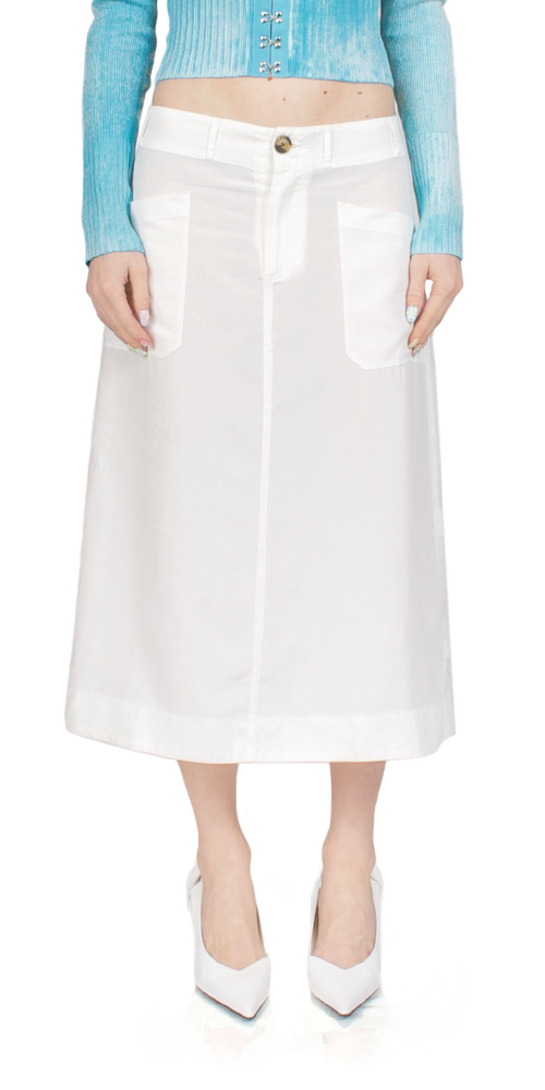 Dino Skirt White - Cute Dinosaur Print Skirt for Women | Perfect for Casual Wear, Cosplay & Themed Parties