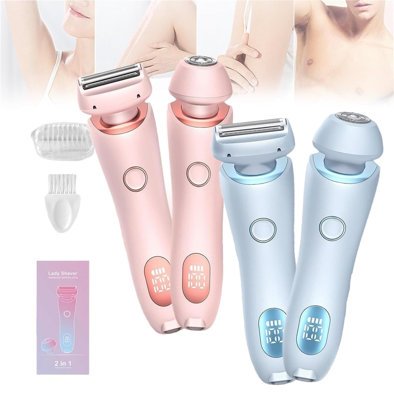Breezelly Electric Shaver - Waterproof Smooth Shave Razor for Men with Caliculation Technology | Perfect for Travel, Gym & Daily Grooming Routine