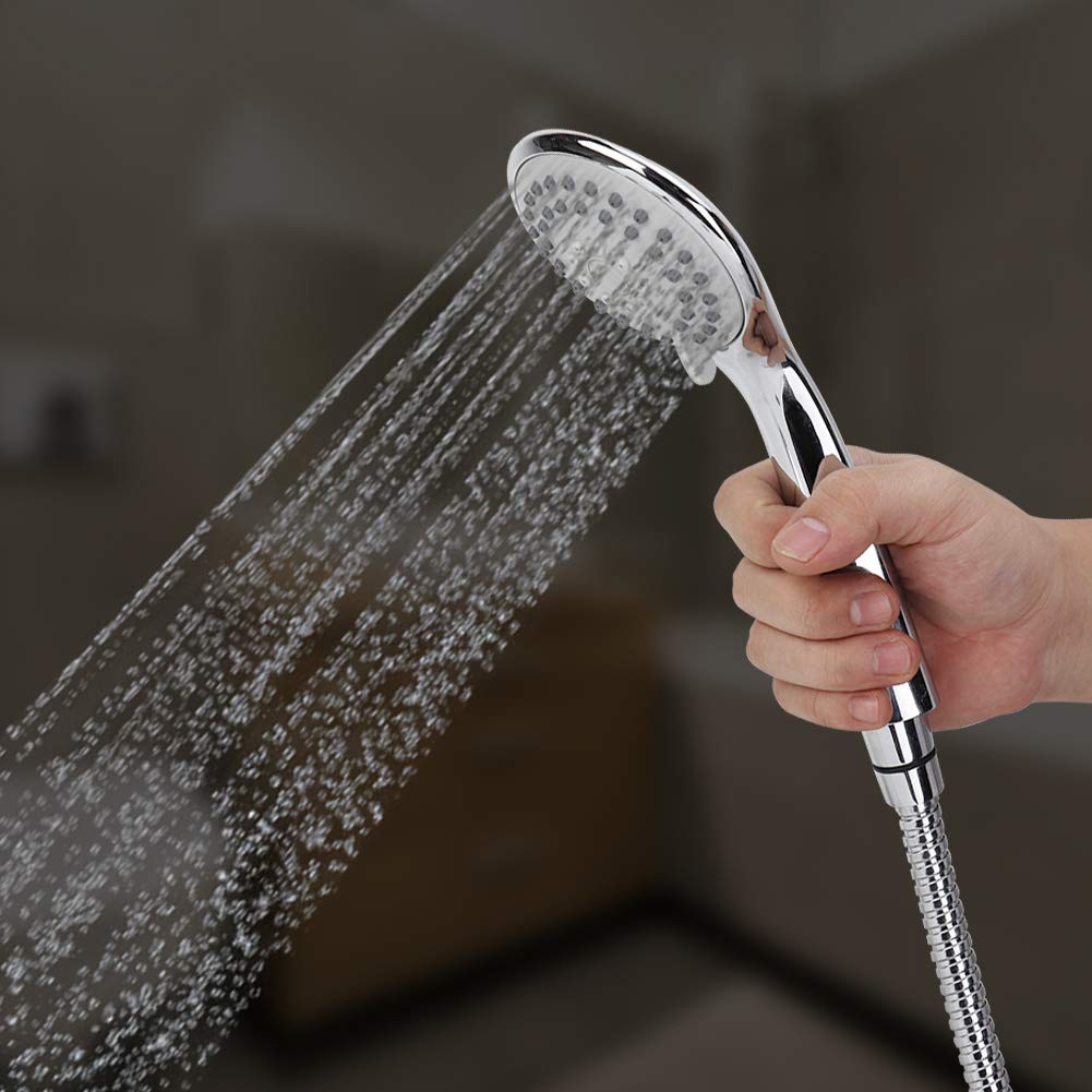 TOPINCN High Pressure Shower Head - ABS Electroplated Handheld Shower Set with Adjustable Base for Bathroom & Home | Perfect for Water Saving, Spa Experience & Relaxing Shower