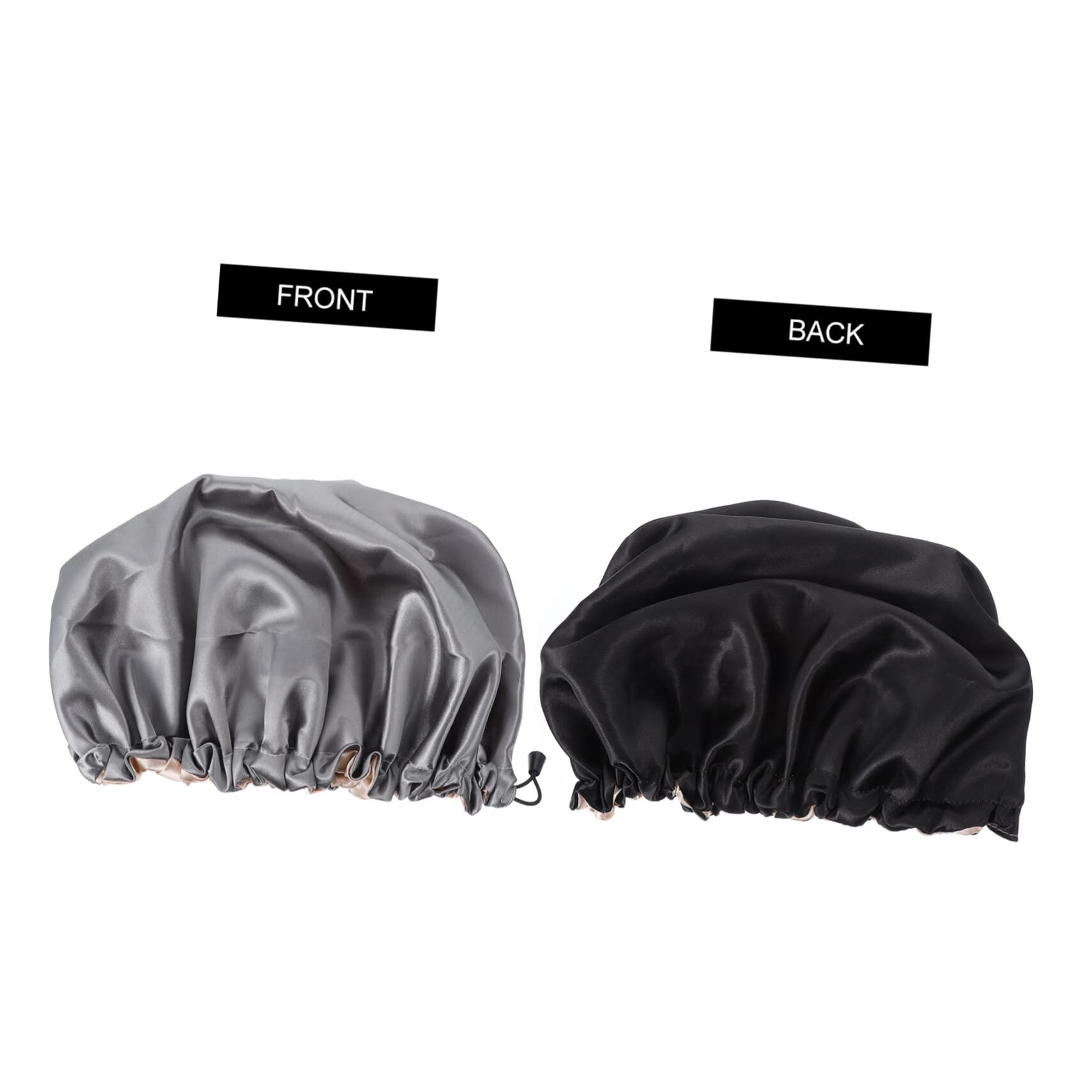 FRCOLOR Unisex Hair Bonnet for Sleeping - Soft Elastic Hair Loss Protection Cap for Women & Men - Styling Headscarf for Bathing, Showering & Night Care - Perfect for Natural Hair, Braids & Locs Protection
