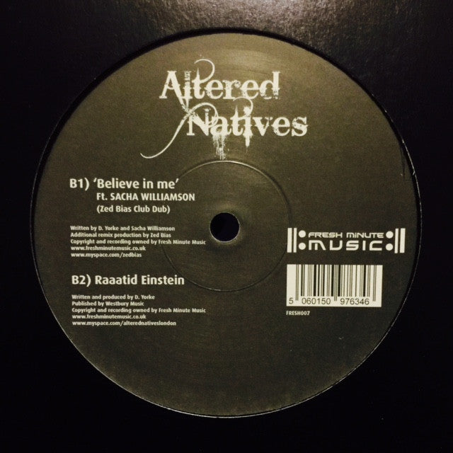 Altered Natives - Believe In Me 12