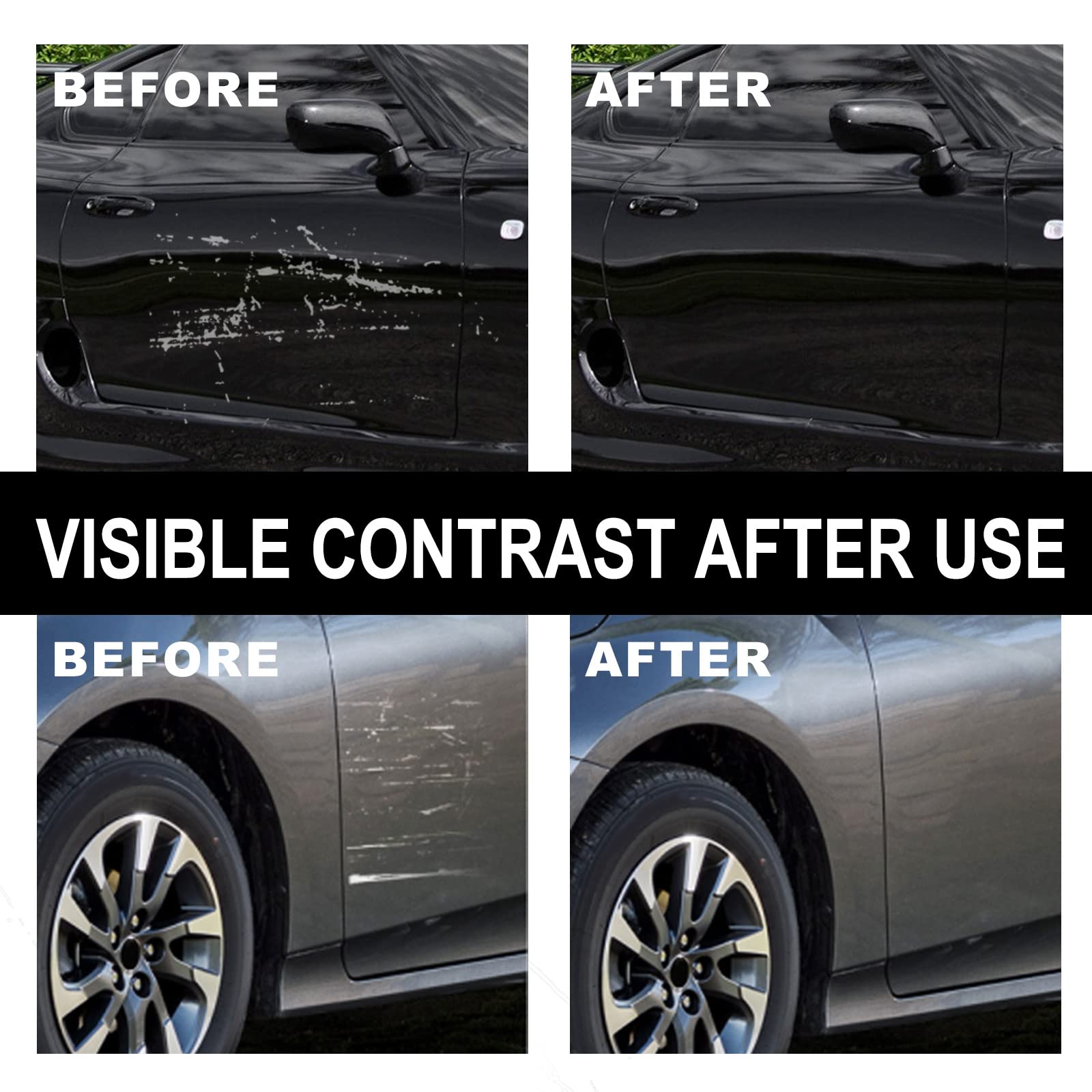 NanoSparkle Car Scratch Remover Cloth - 5 Pack for Effortless Scratch Repair & Paint Restoration | Perfect for Cars, Trucks, Motorcycles & Boats