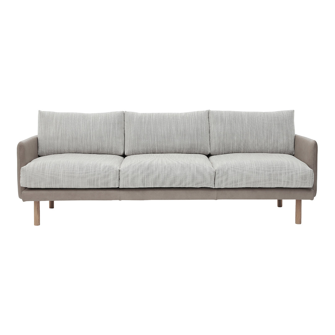 Emo 3-Seater Sofa - Modern Fabric Couch for Living Room, Comfortable Sectional Sofa with Soft Cushions - Perfect for Family Gatherings & Movie Nights