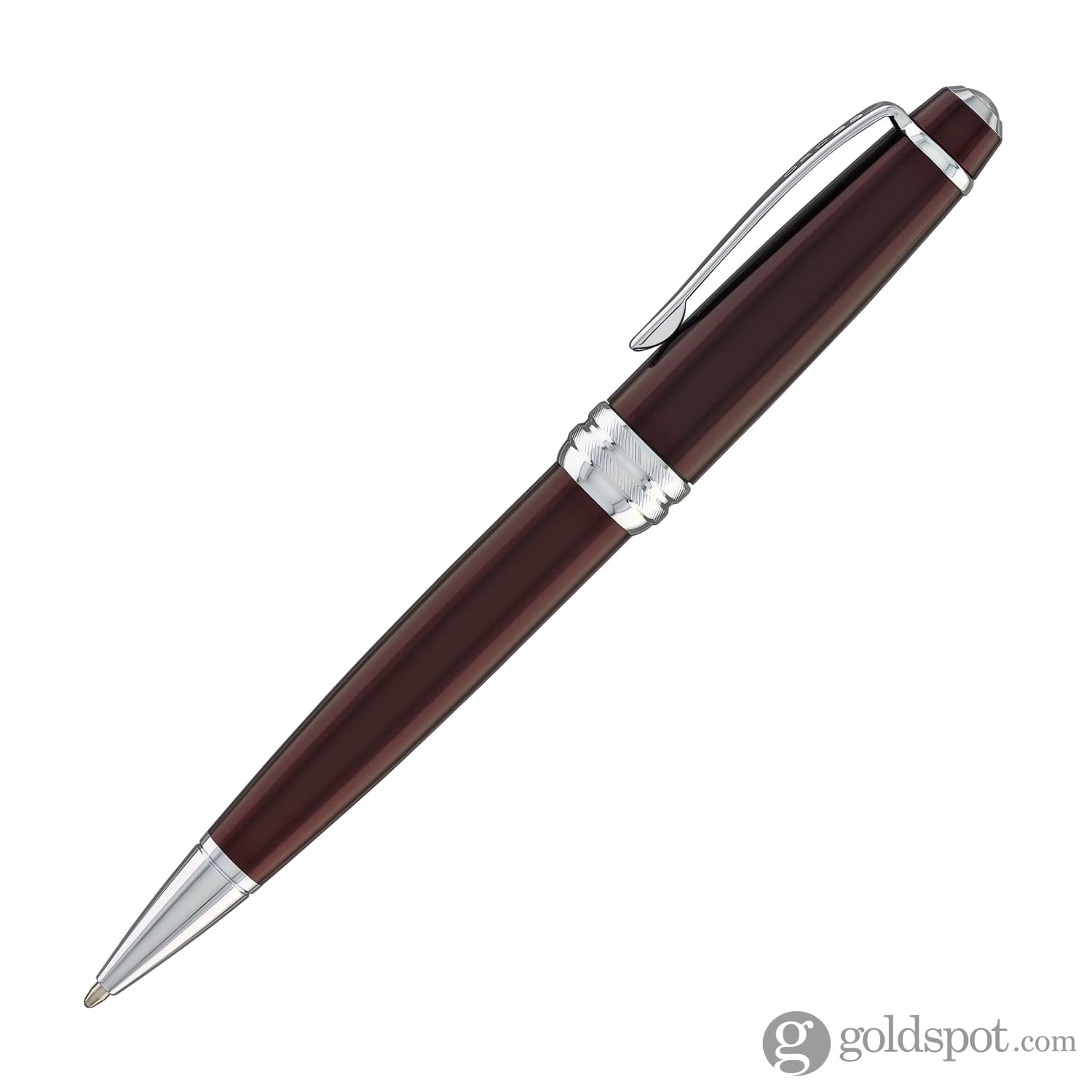 Premium Cross Bailey Ballpoint Pen - Red Lacquer Finish - Smooth Writing for Office, School & Gifts - Elegant Business & Everyday Use