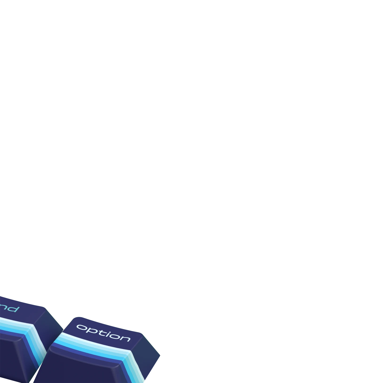 Synth Sunrise Limited Edition Keycaps - Custom Mechanical Keyboard Keycaps for Gaming & Typing - Perfect for PC, Mac, and Laptop Enthusiasts