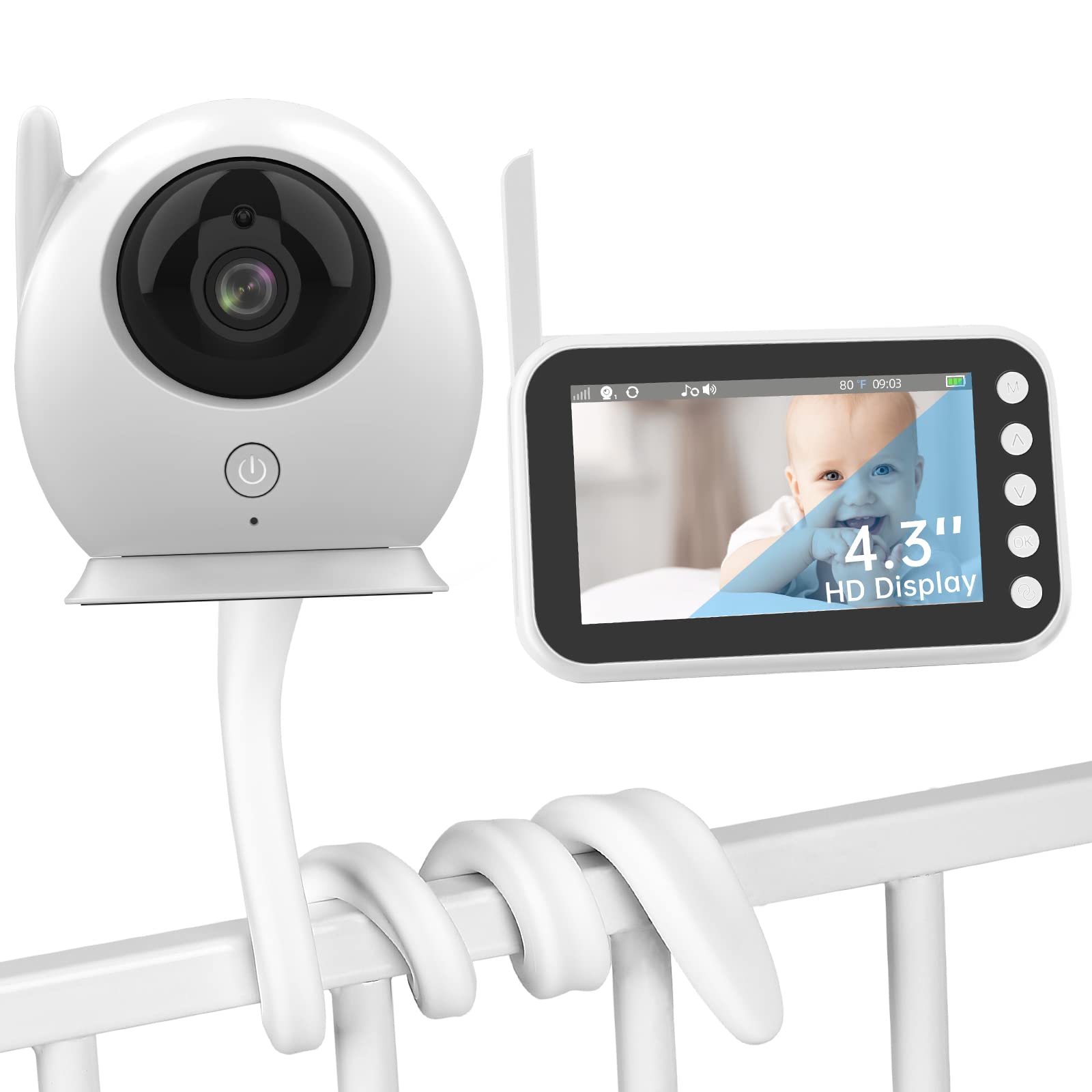 Wireless Video Baby Monitor with 4.3