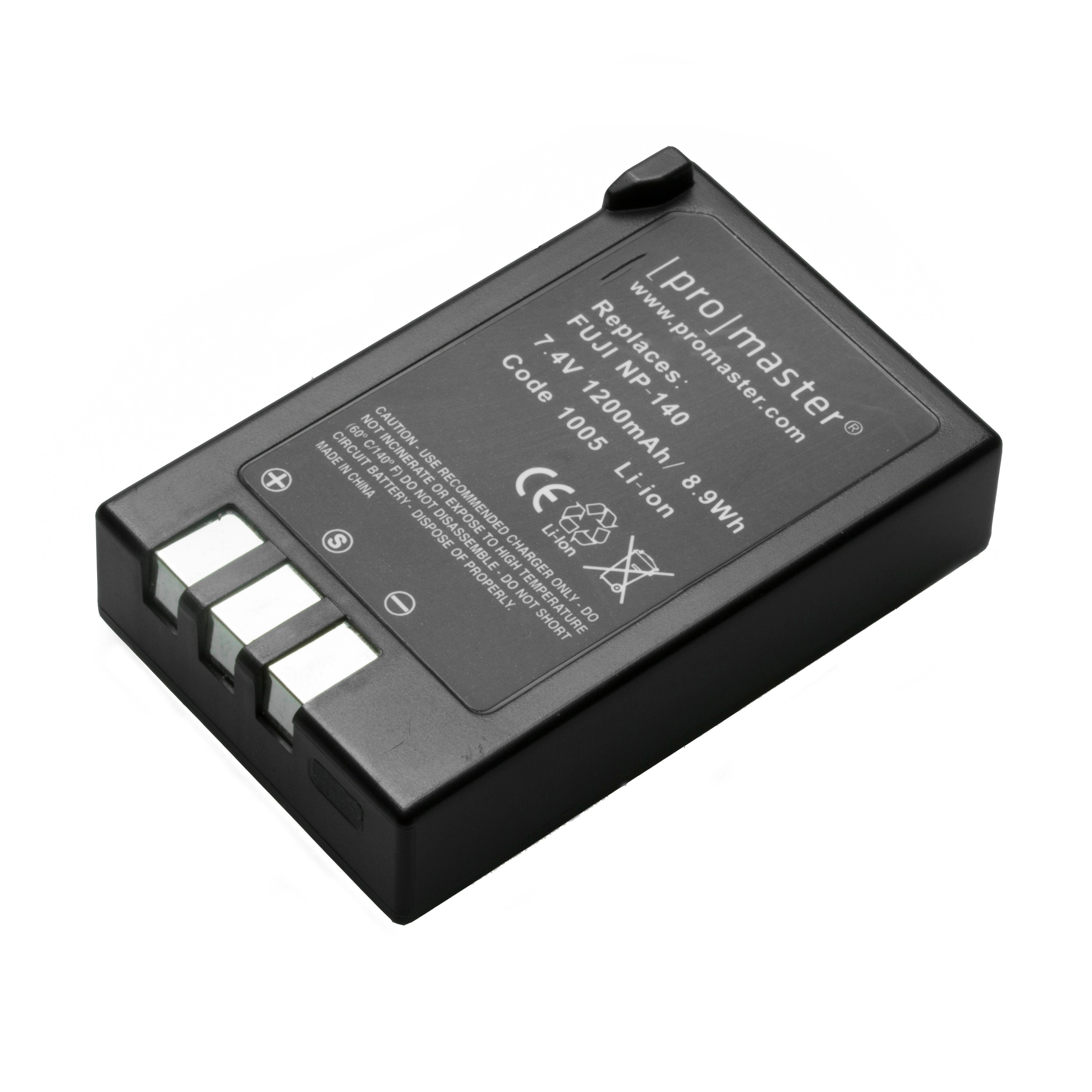 Promaster 1005 Fuji NP-140 Replacement Battery for Fujifilm Cameras - Perfect for Travel Photography & Outdoor Adventures
