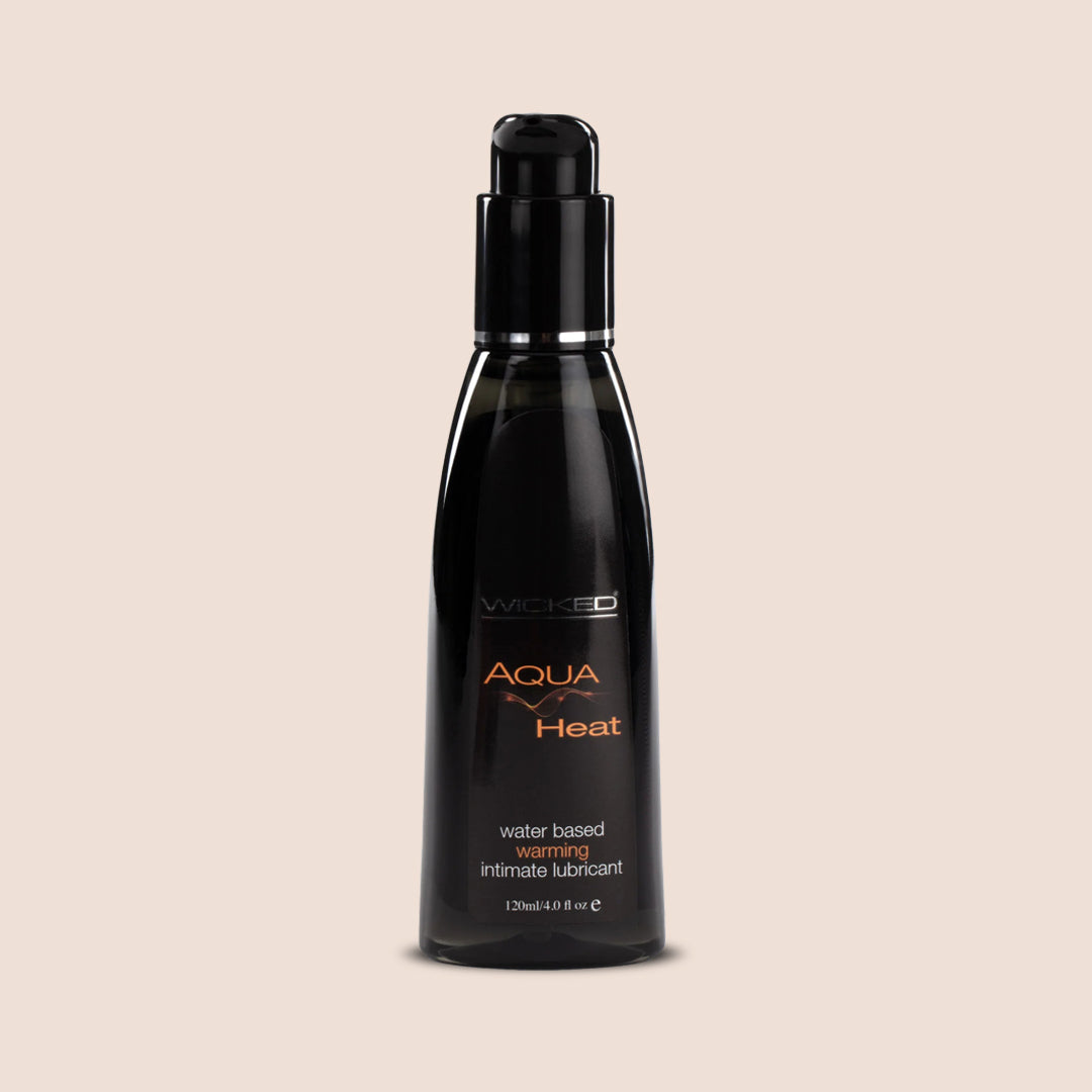 Wicked Aqua Heat Water-Based Warming Lubricant for Enhanced Intimacy & Sensual Massage